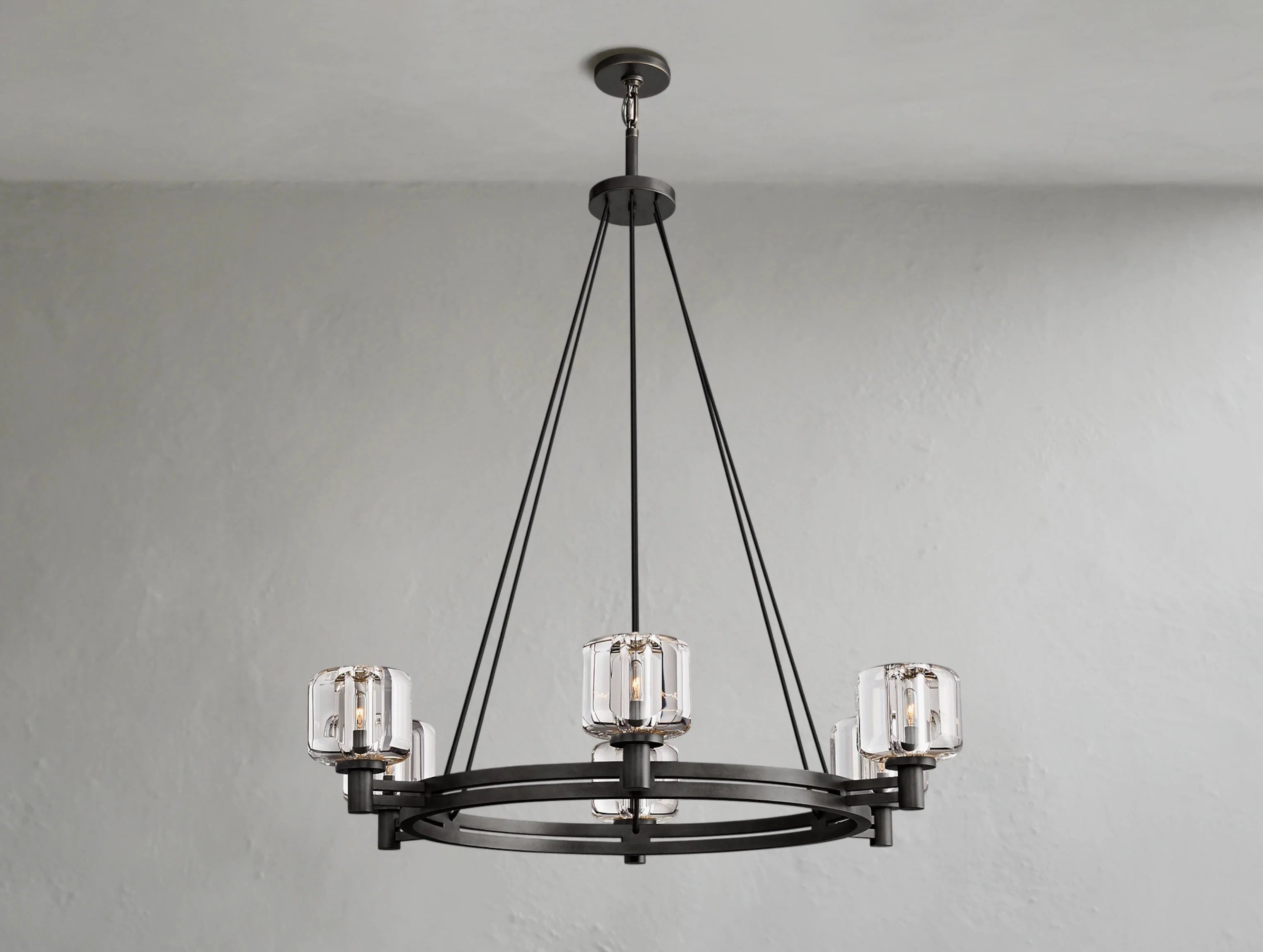Demanette Round Chandelier ZELNO LIGHTING