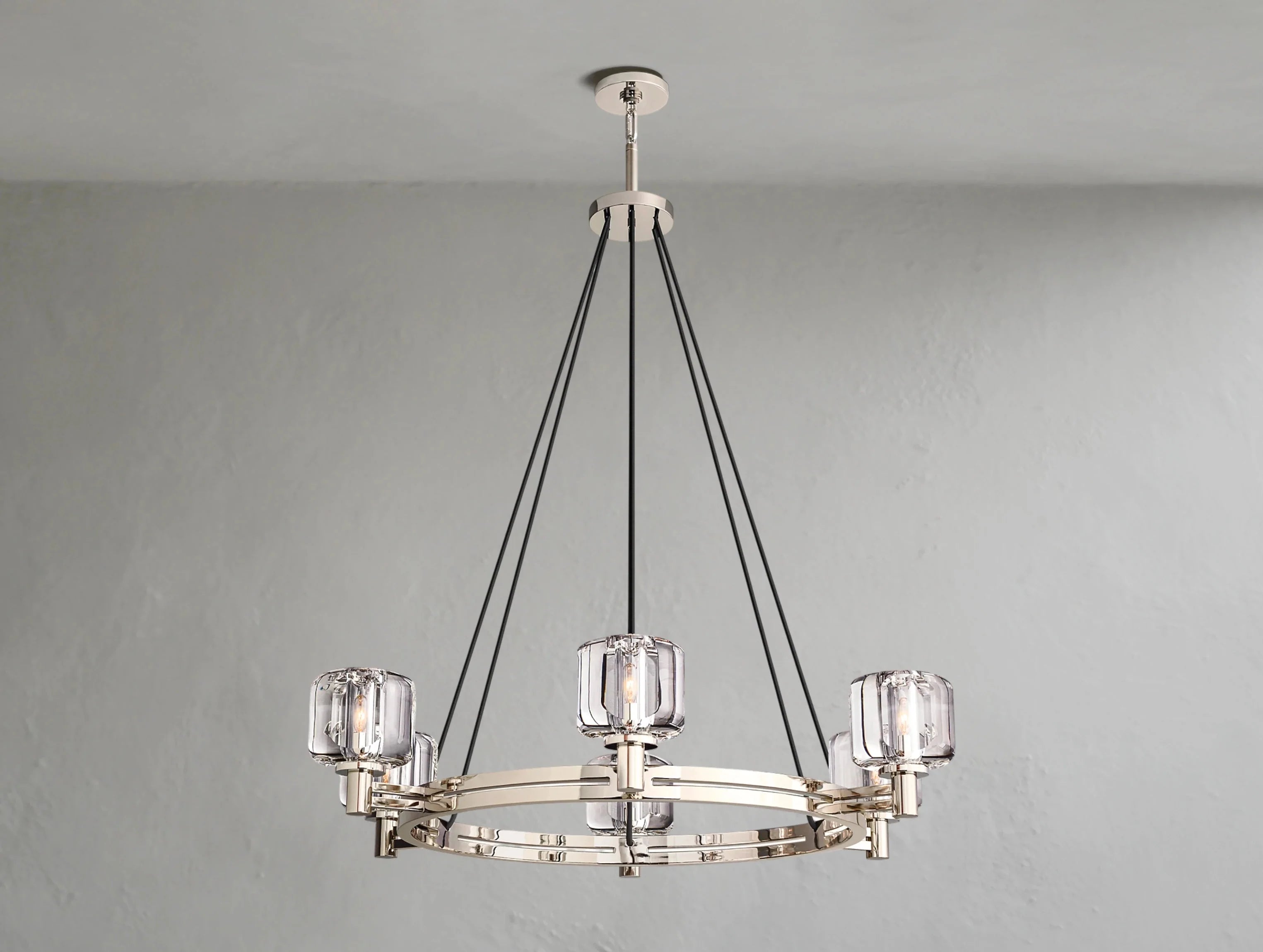 Demanette Round Chandelier ZELNO LIGHTING