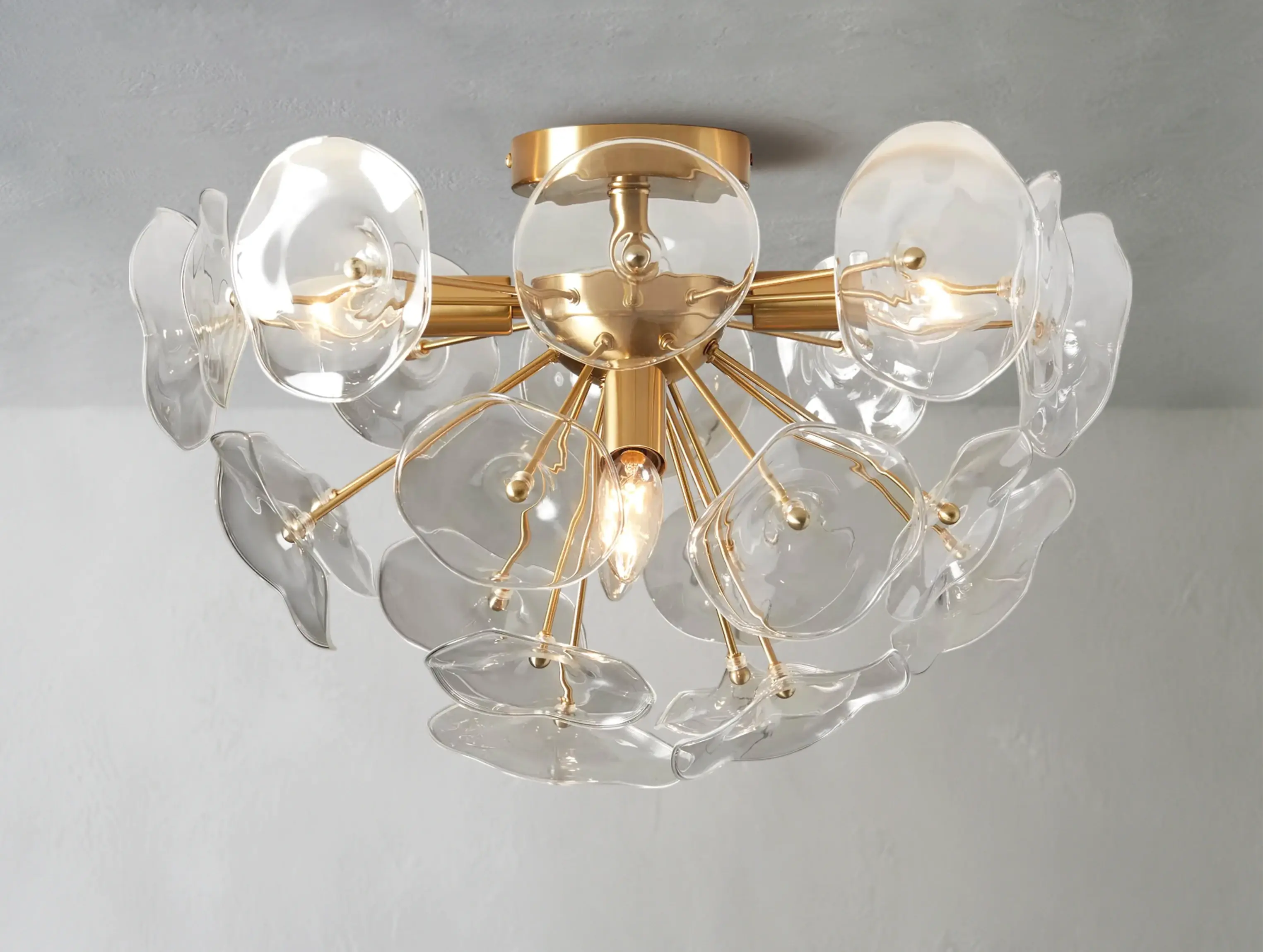 Morning Glory Flush Mount ZELNO LIGHTING