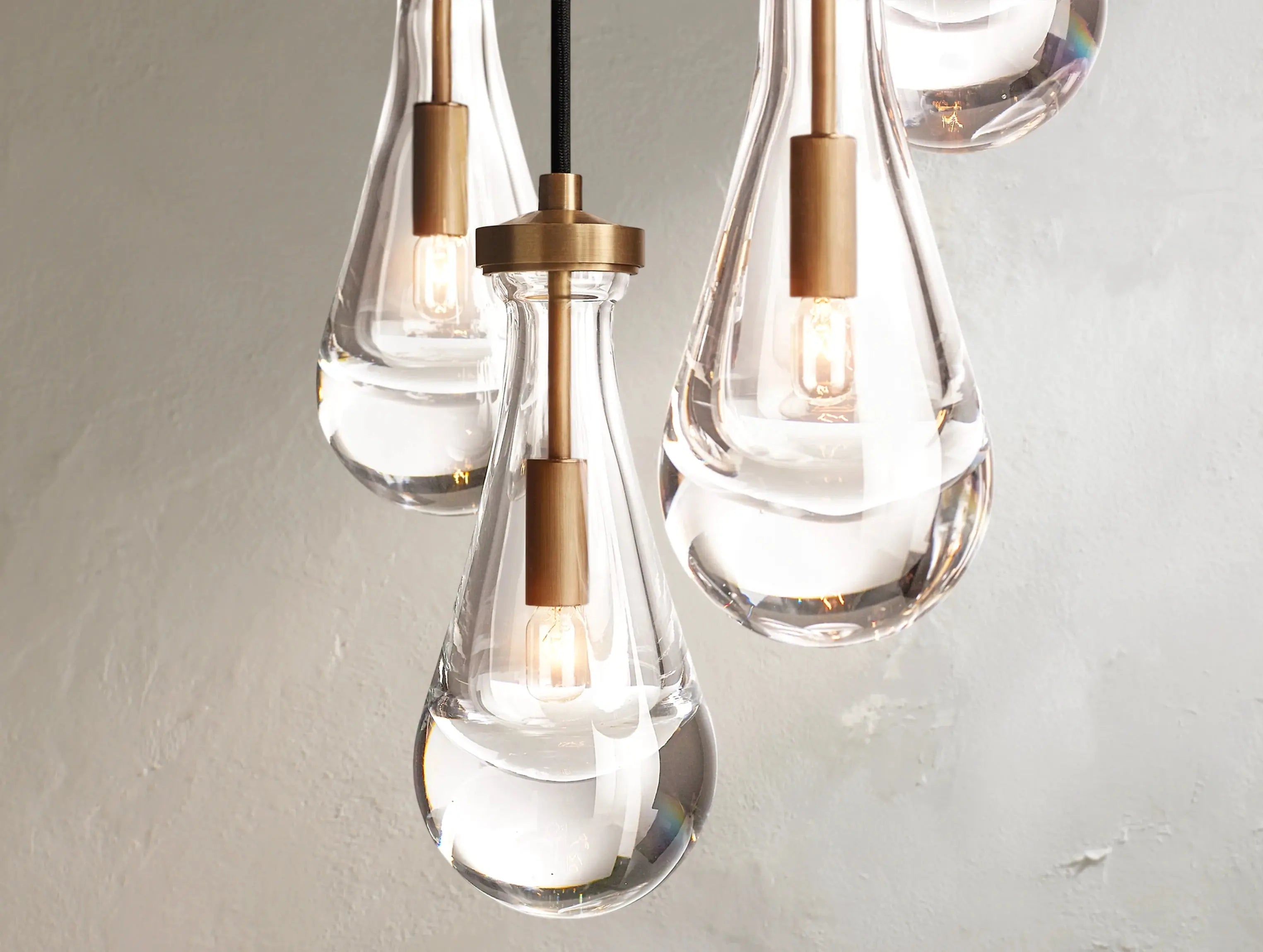 Rainfall Round Chandelier ZELNO LIGHTING