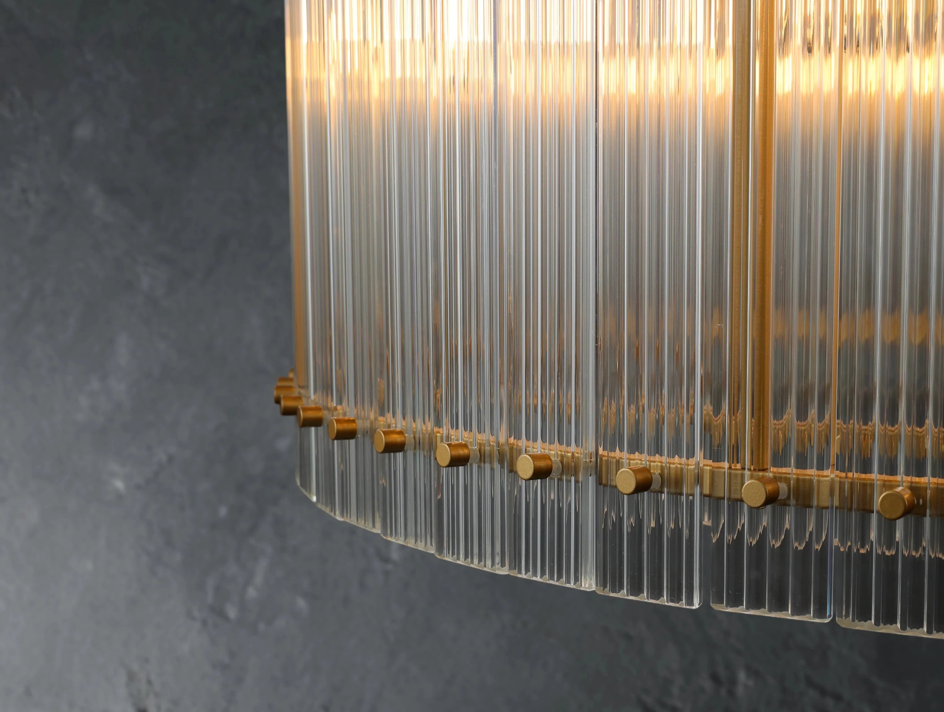 Royce Round Chandelier ZELNO LIGHTING