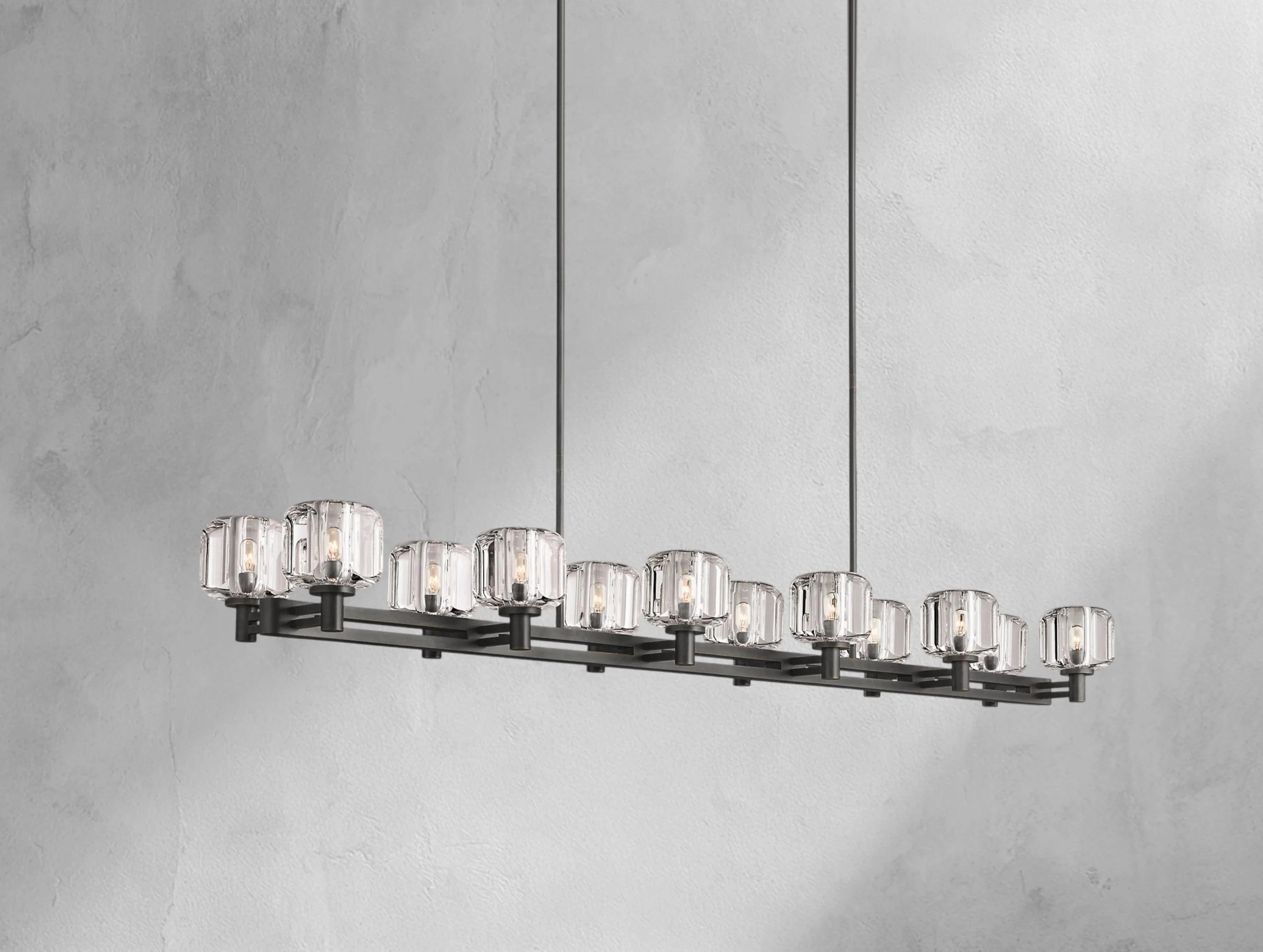 Demanette Linear Chandelier ZELNO LIGHTING