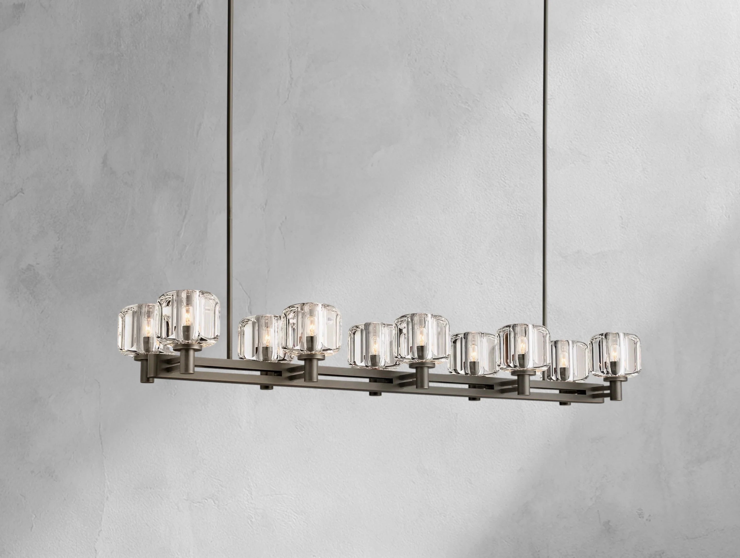 Demanette Linear Chandelier ZELNO LIGHTING