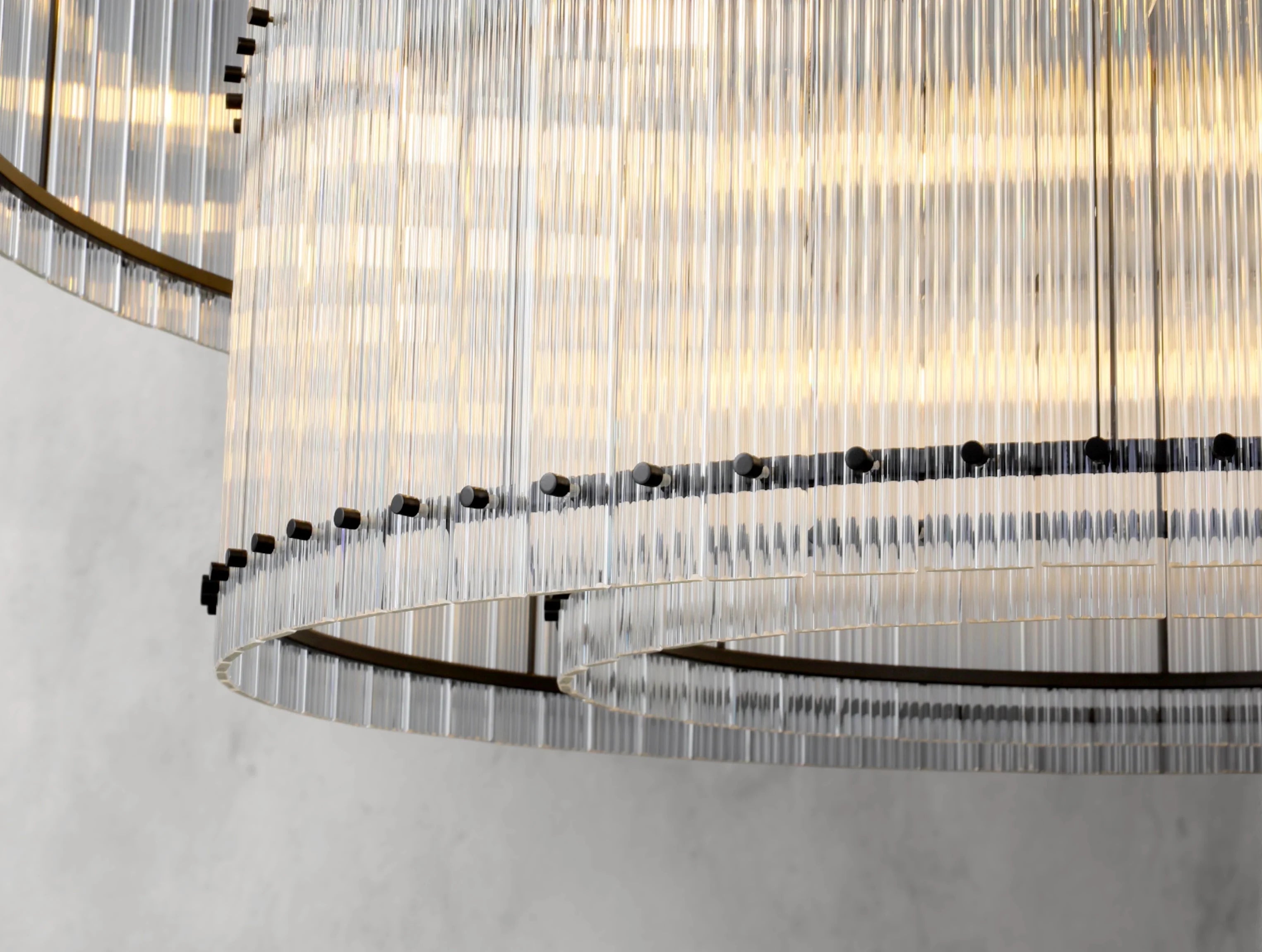 Royce Two-Tier Round Chandelier ZELNO LIGHTING