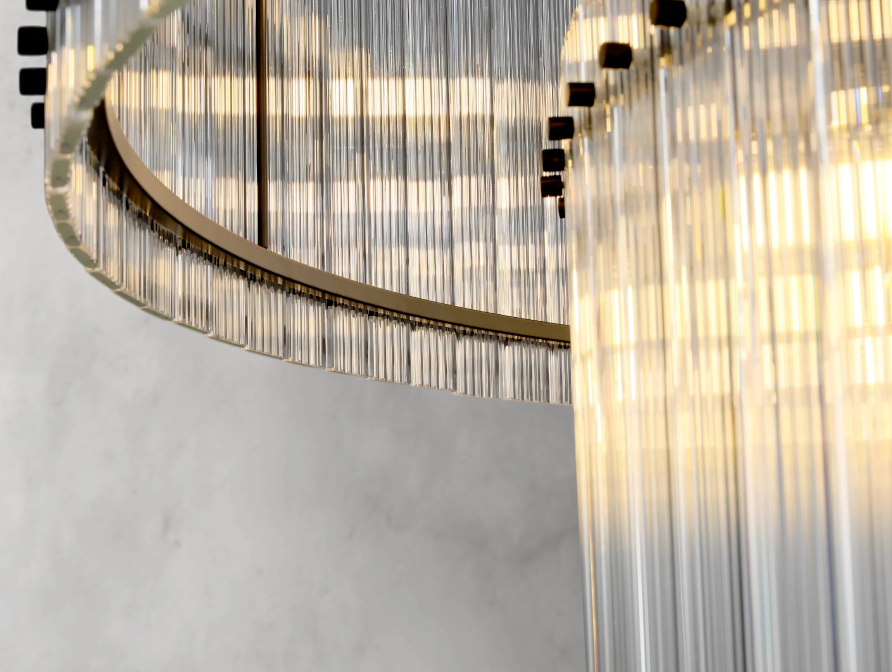 Royce Two-Tier Round Chandelier ZELNO LIGHTING