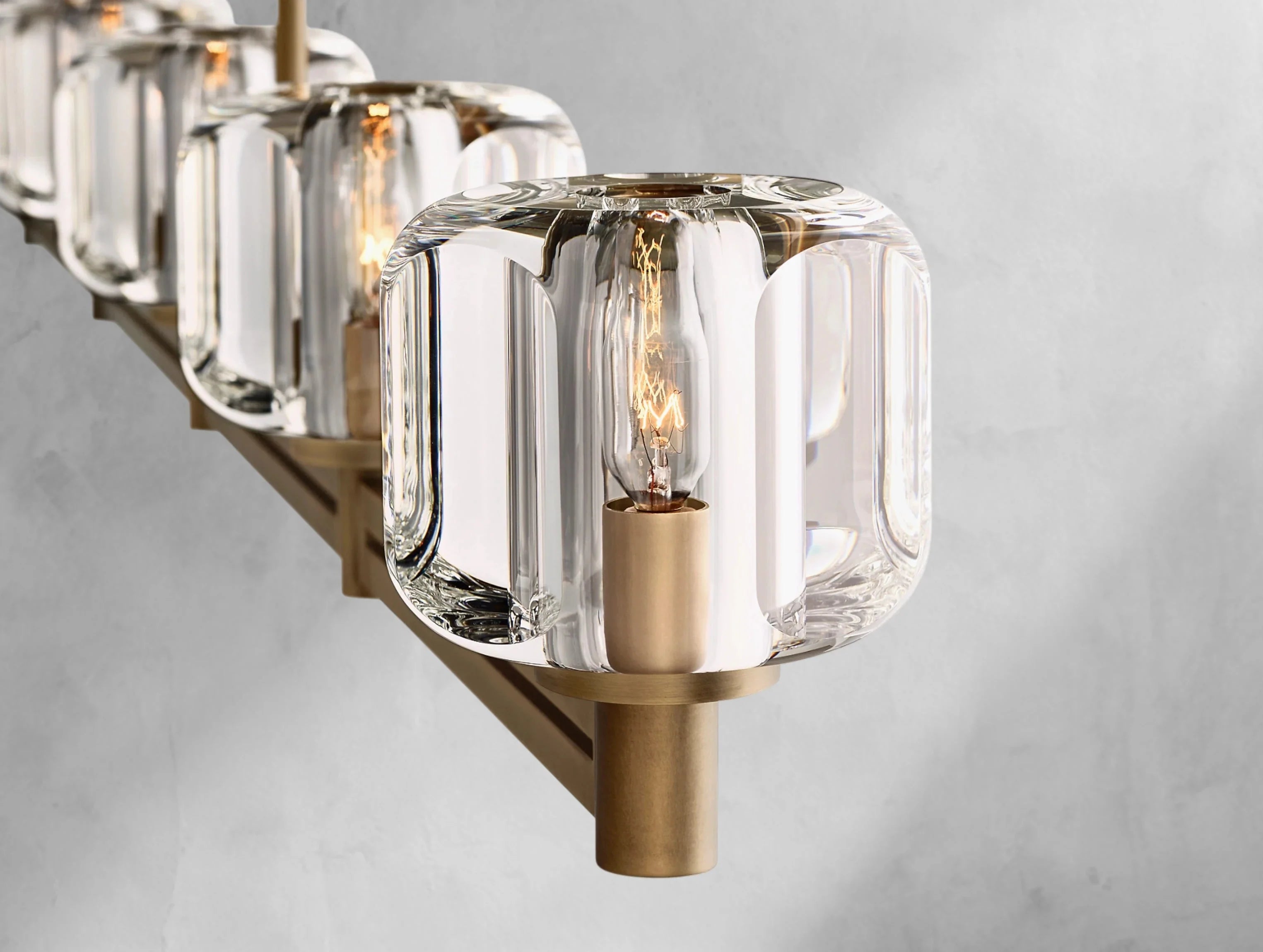 Demanette Linear Chandelier ZELNO LIGHTING