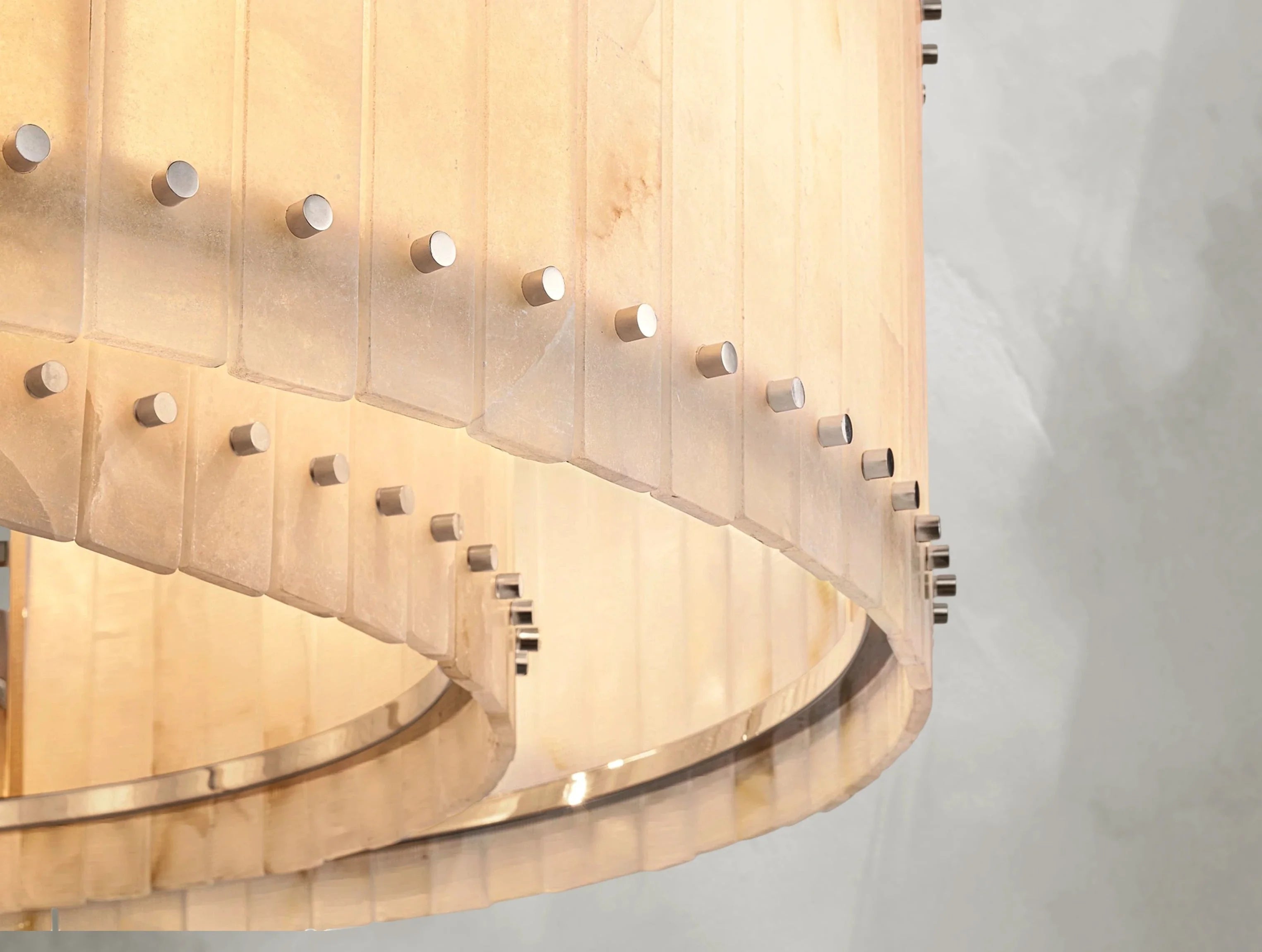 Royce Alabaster Round Chandelier ZELNO LIGHTING