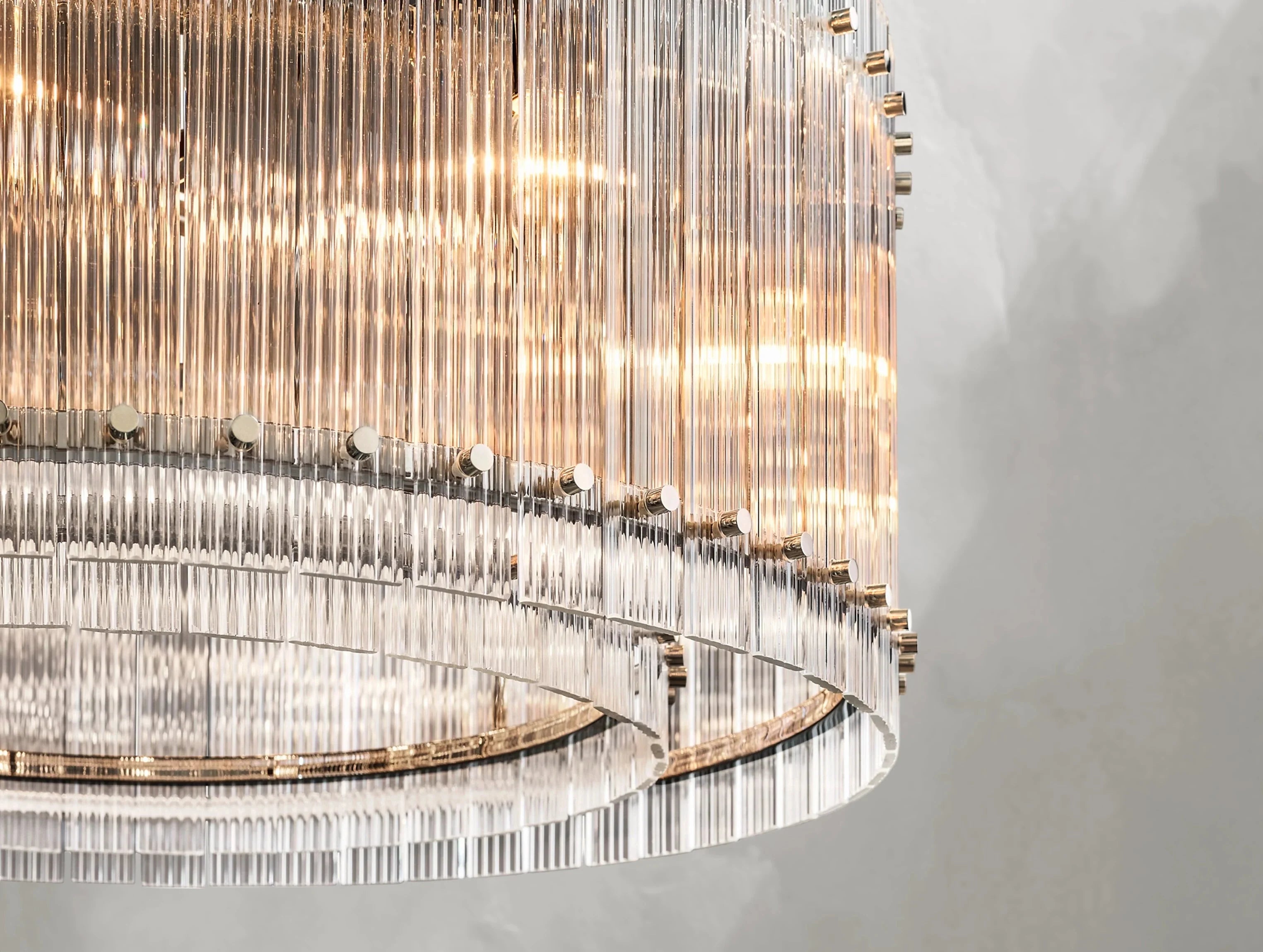 Royce Round Chandelier ZELNO LIGHTING
