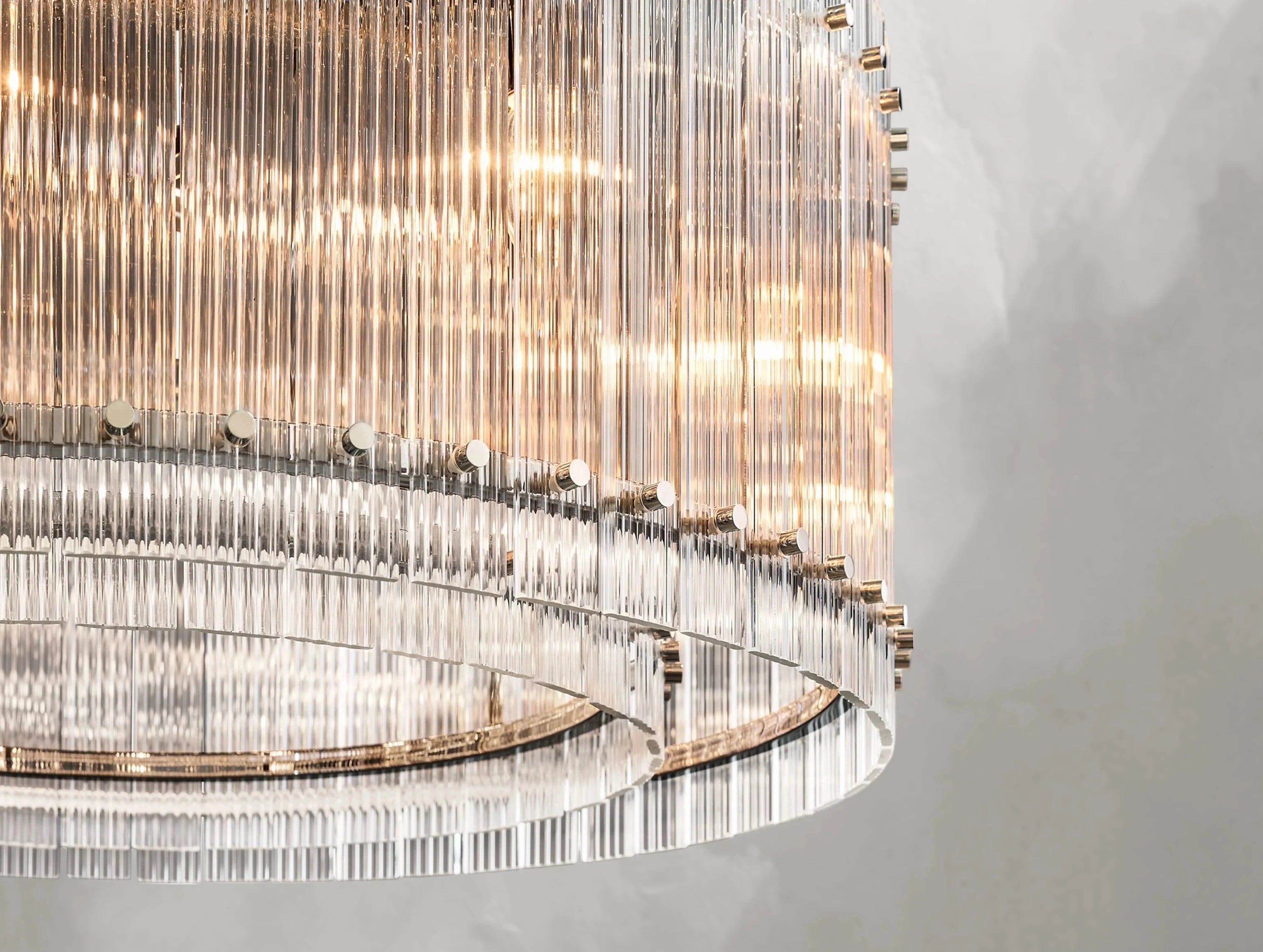Royce Round Chandelier ZELNO LIGHTING