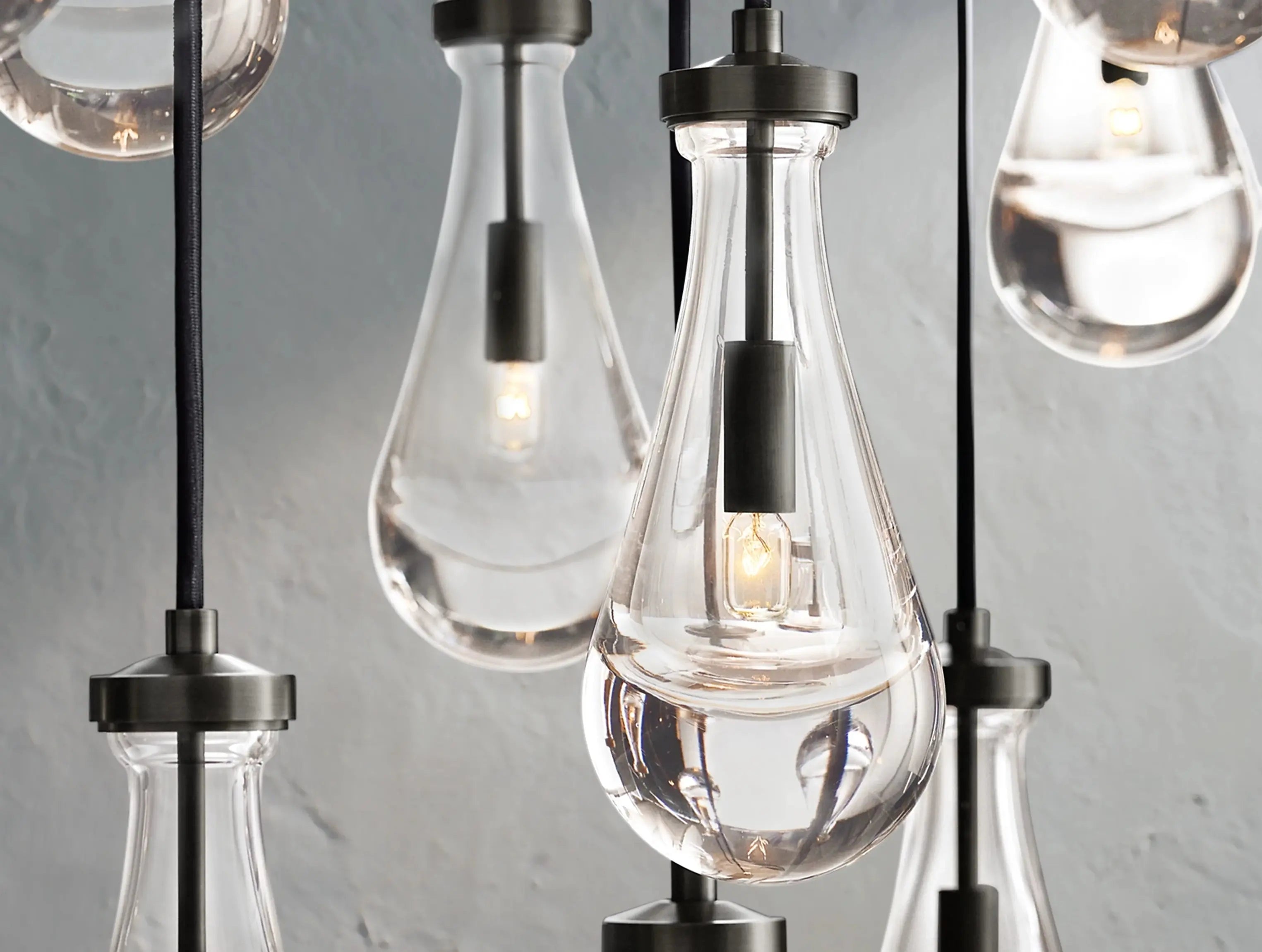 Rainfall Rectangular Chandelier ZELNO LIGHTING