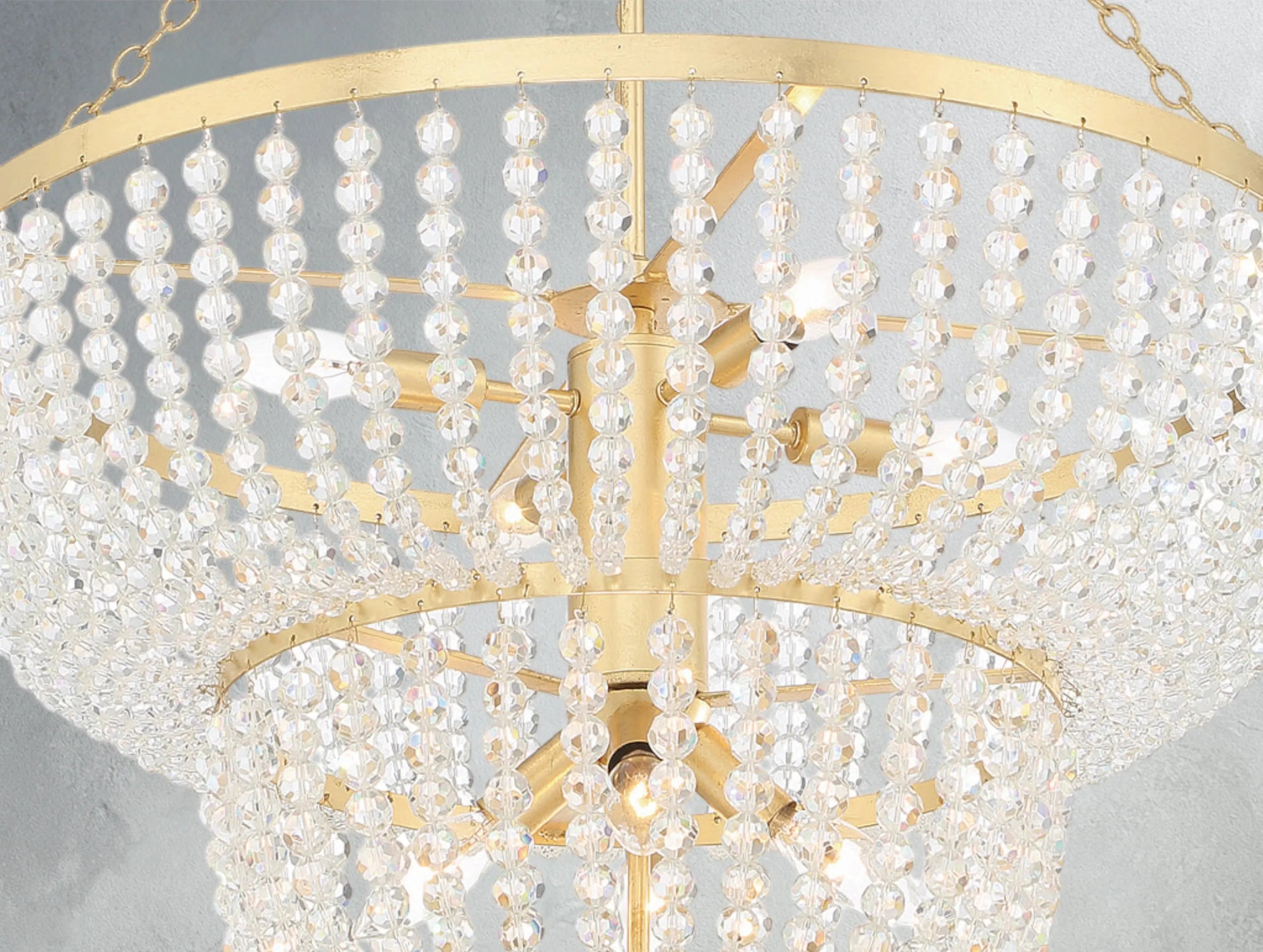 Rylon Multi-layer Chandelier ZELNO LIGHTING