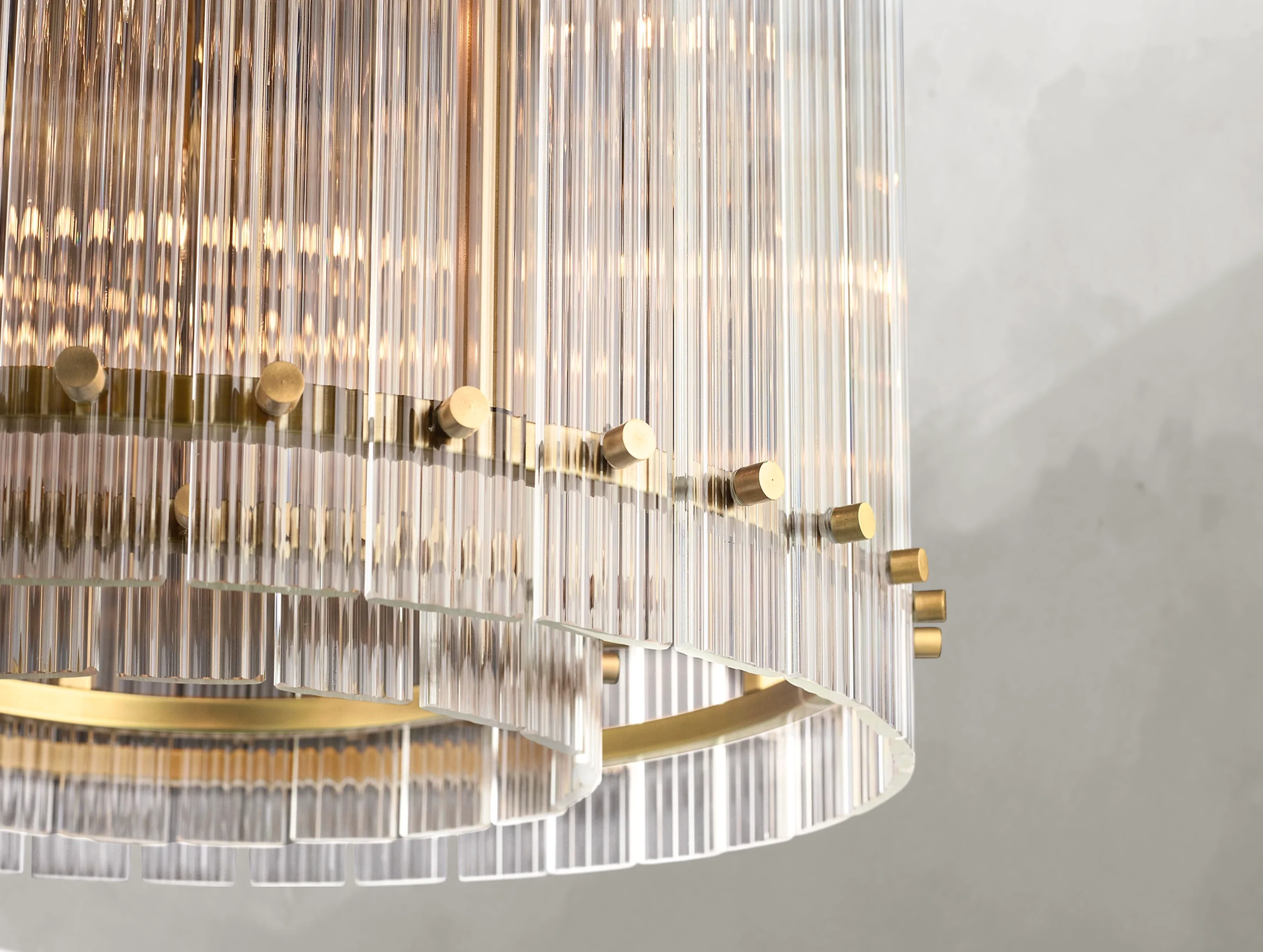 Royce Round Chandelier ZELNO LIGHTING