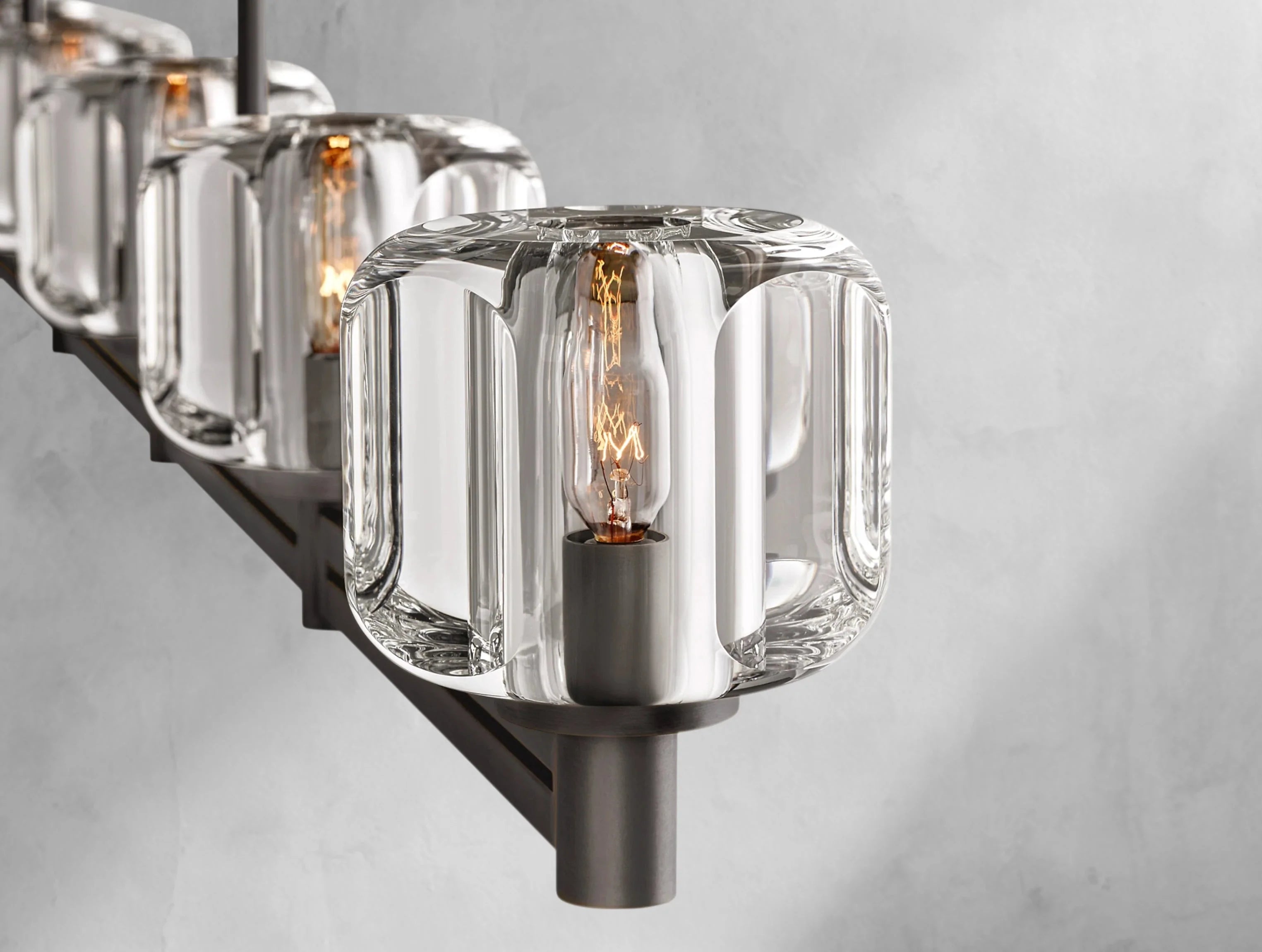 Demanette Linear Chandelier ZELNO LIGHTING