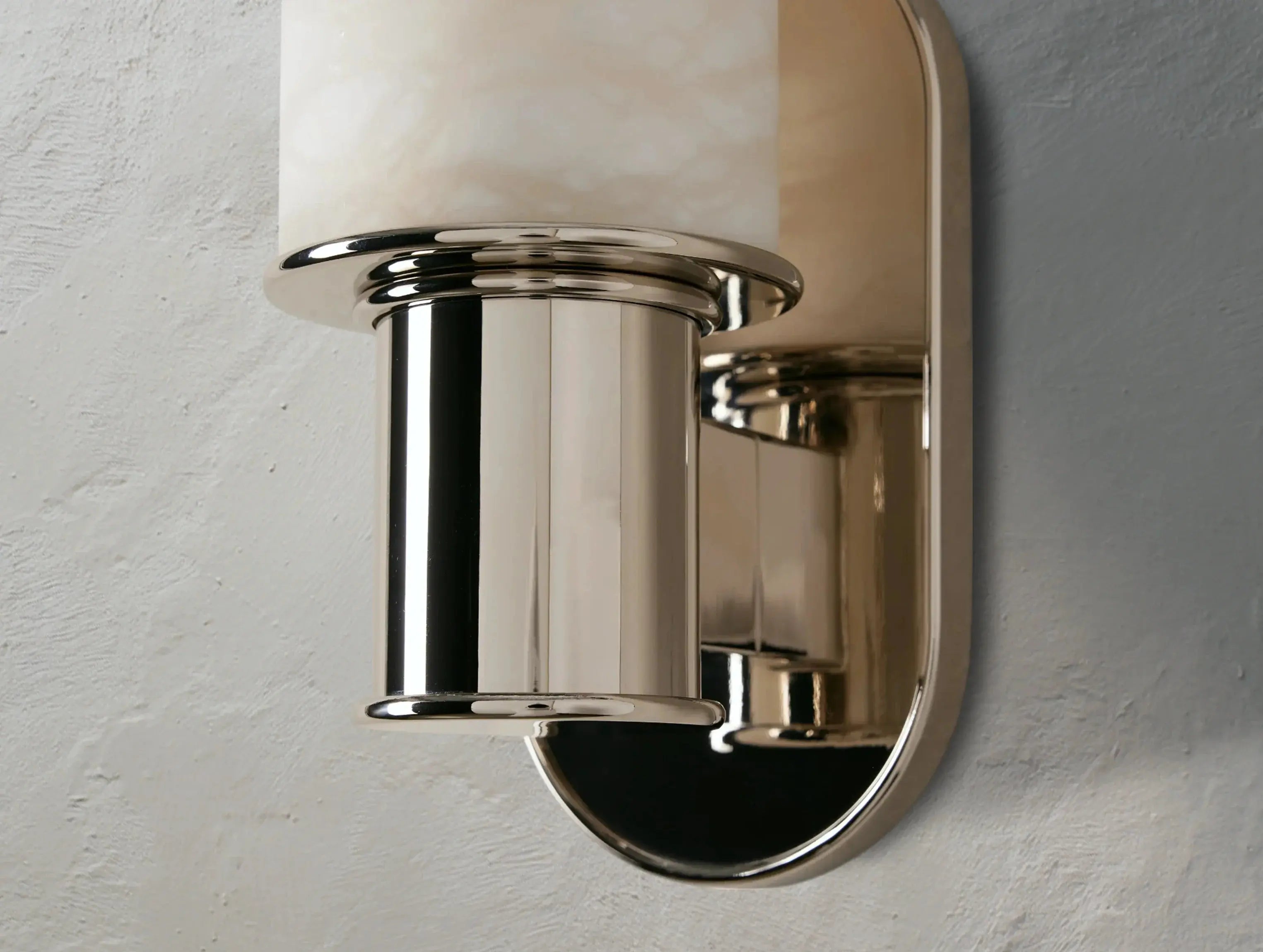 Horlin Sconce in Alabaster ZELNO LIGHTING
