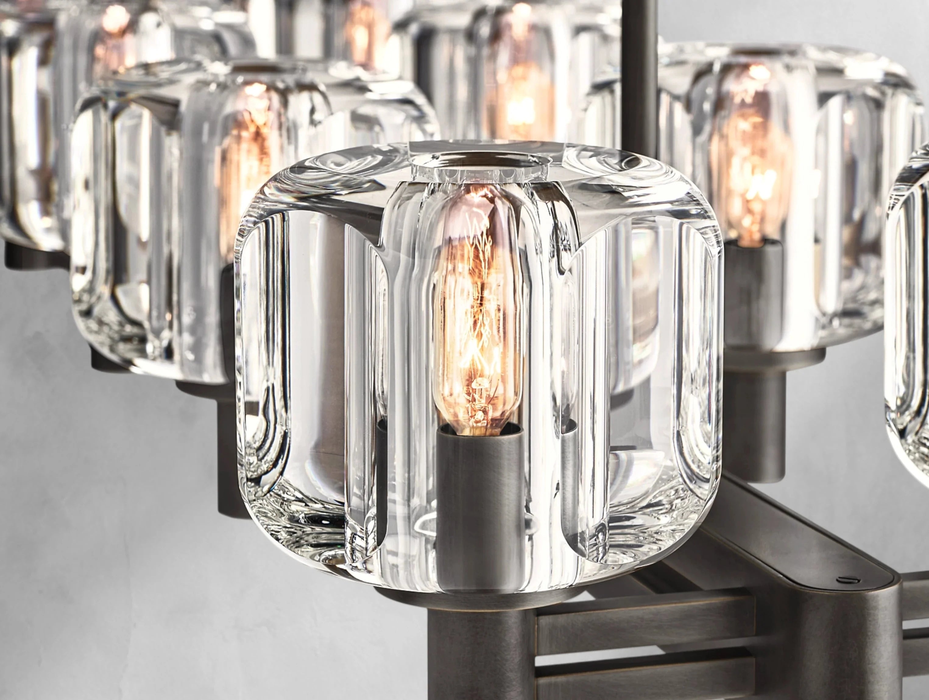 Demanette Linear Chandelier ZELNO LIGHTING