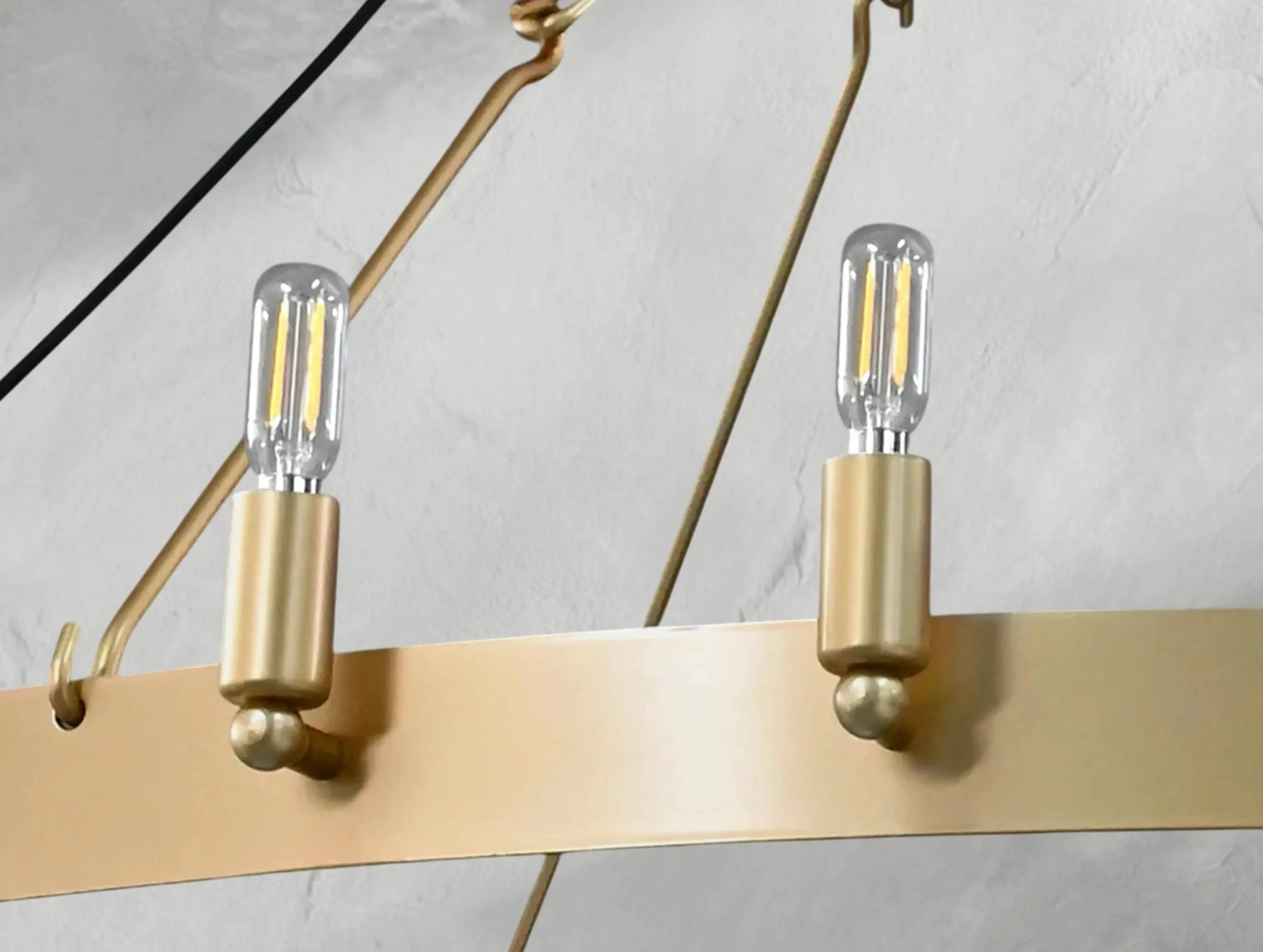 ForgeLine Vintage Filament Two-Tier Chandelier ZELNO LIGHTING