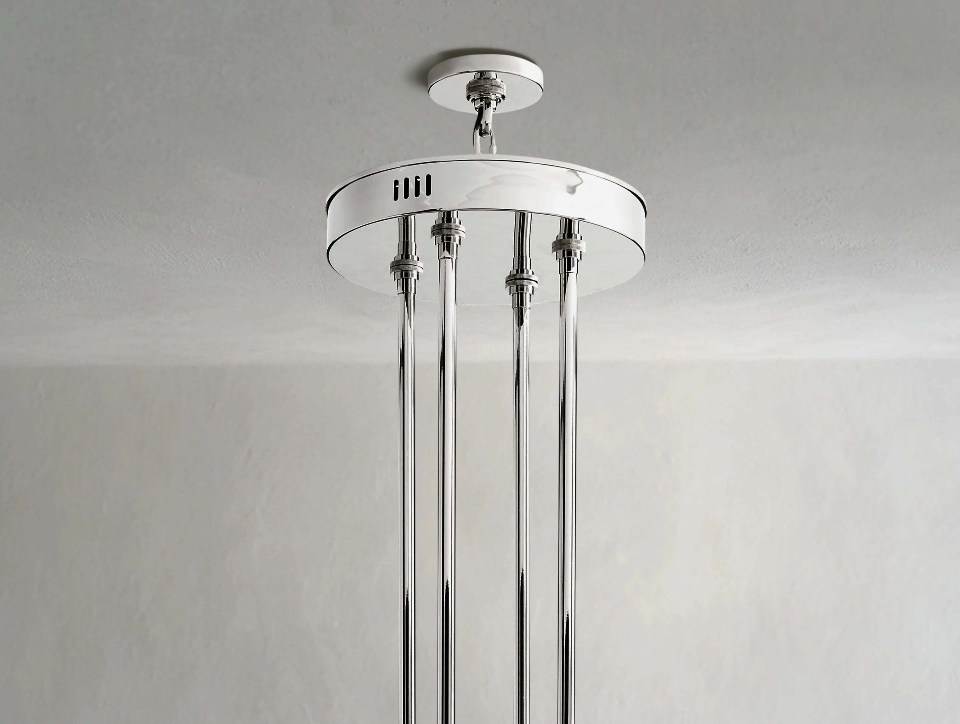 Gearra LED Round Two-Tier Chandelier ZELNO LIGHTING