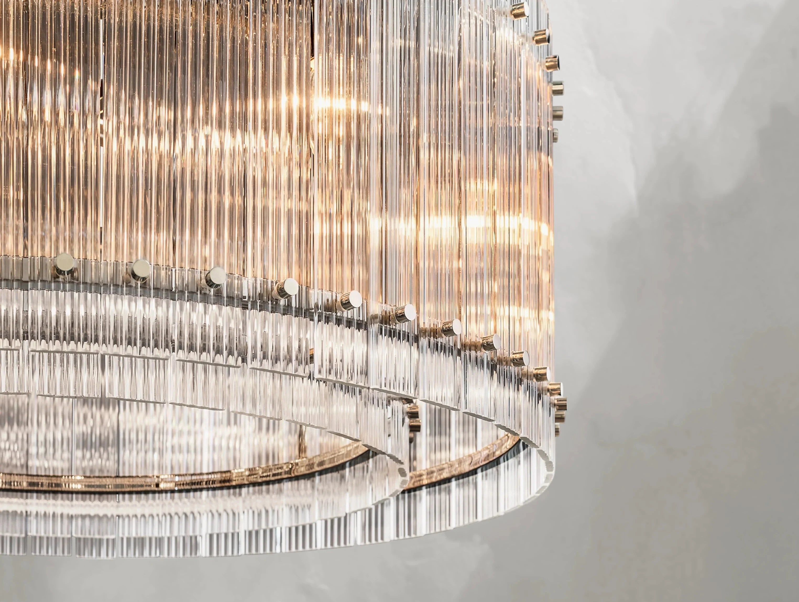 Royce Round Chandelier ZELNO LIGHTING