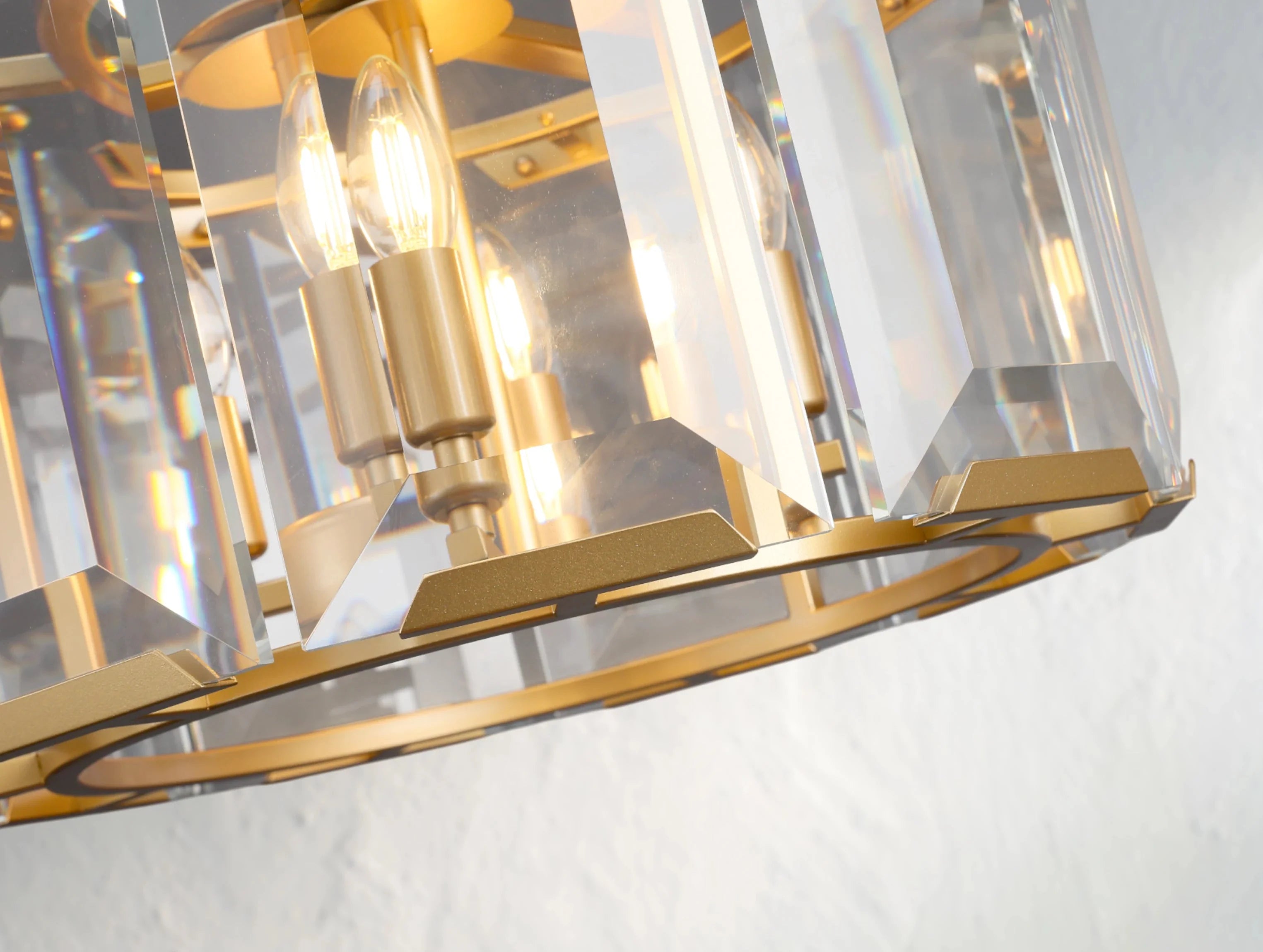 Valonne Crystal Round Chandelier ZELNO LIGHTING