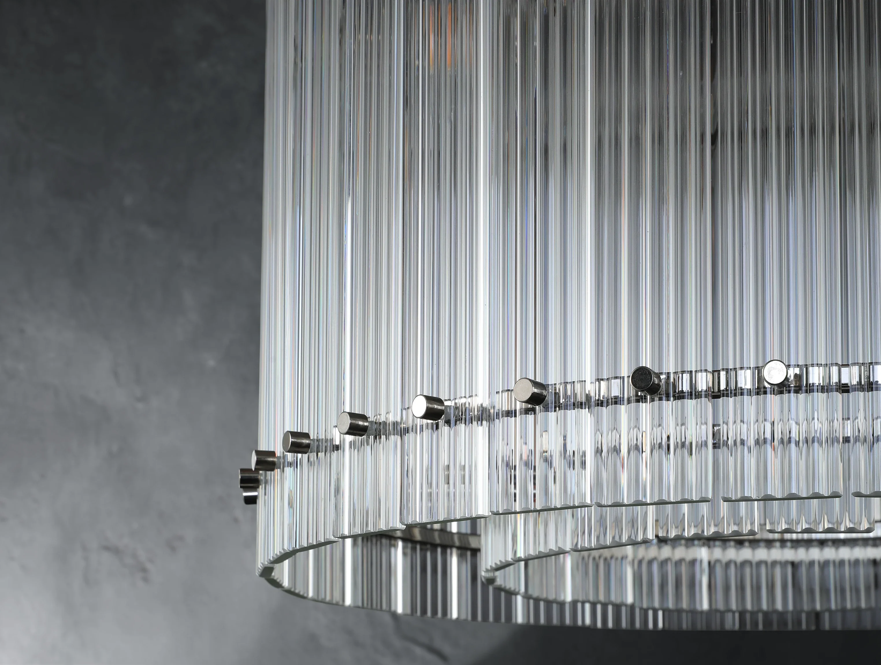 Royce Round Chandelier ZELNO LIGHTING