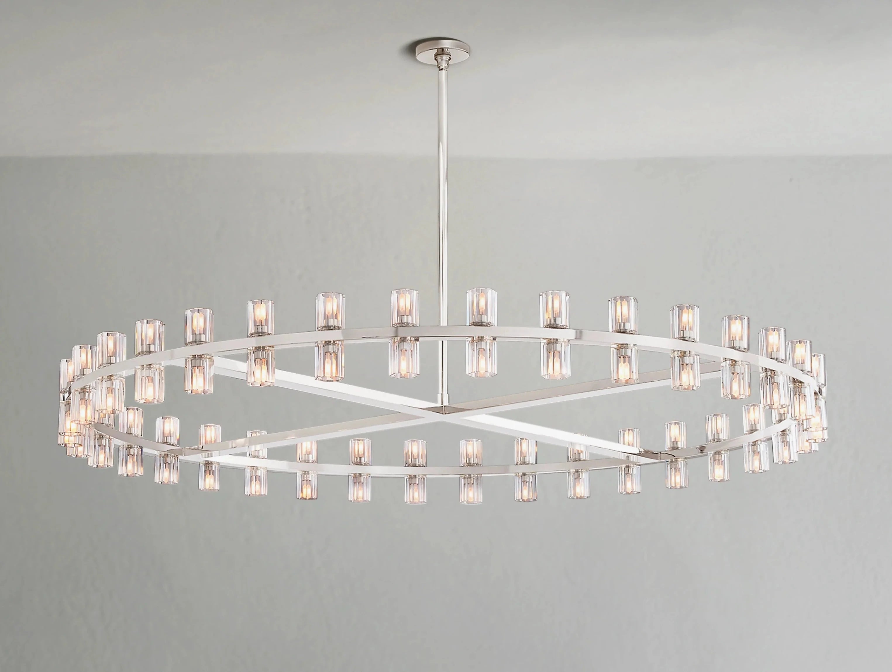 Gearra LED Round Chandelier ZELNO LIGHTING