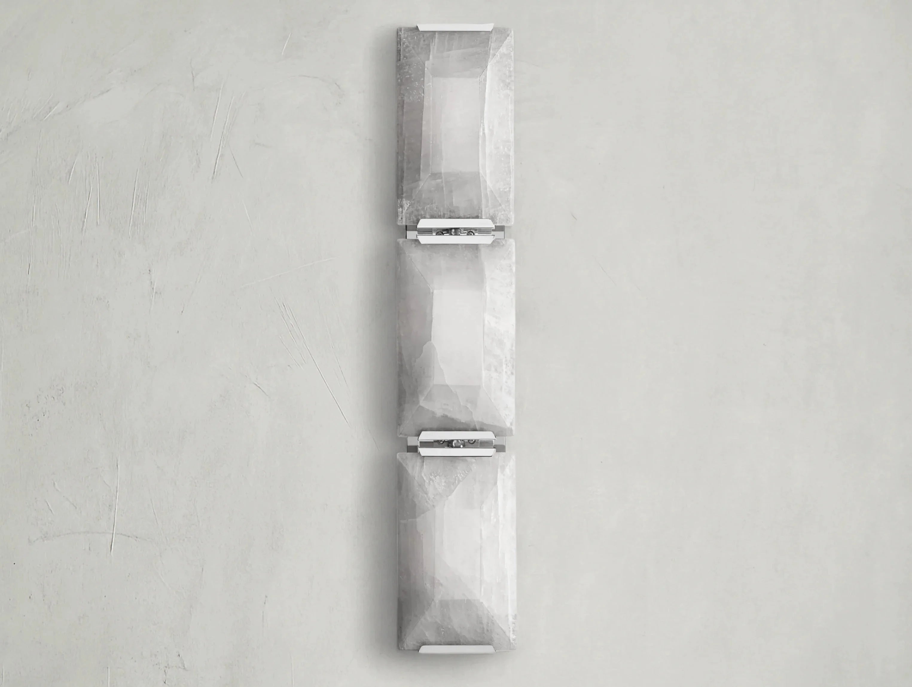 Valonne Calcite Triple Sconce ZELNO LIGHTING