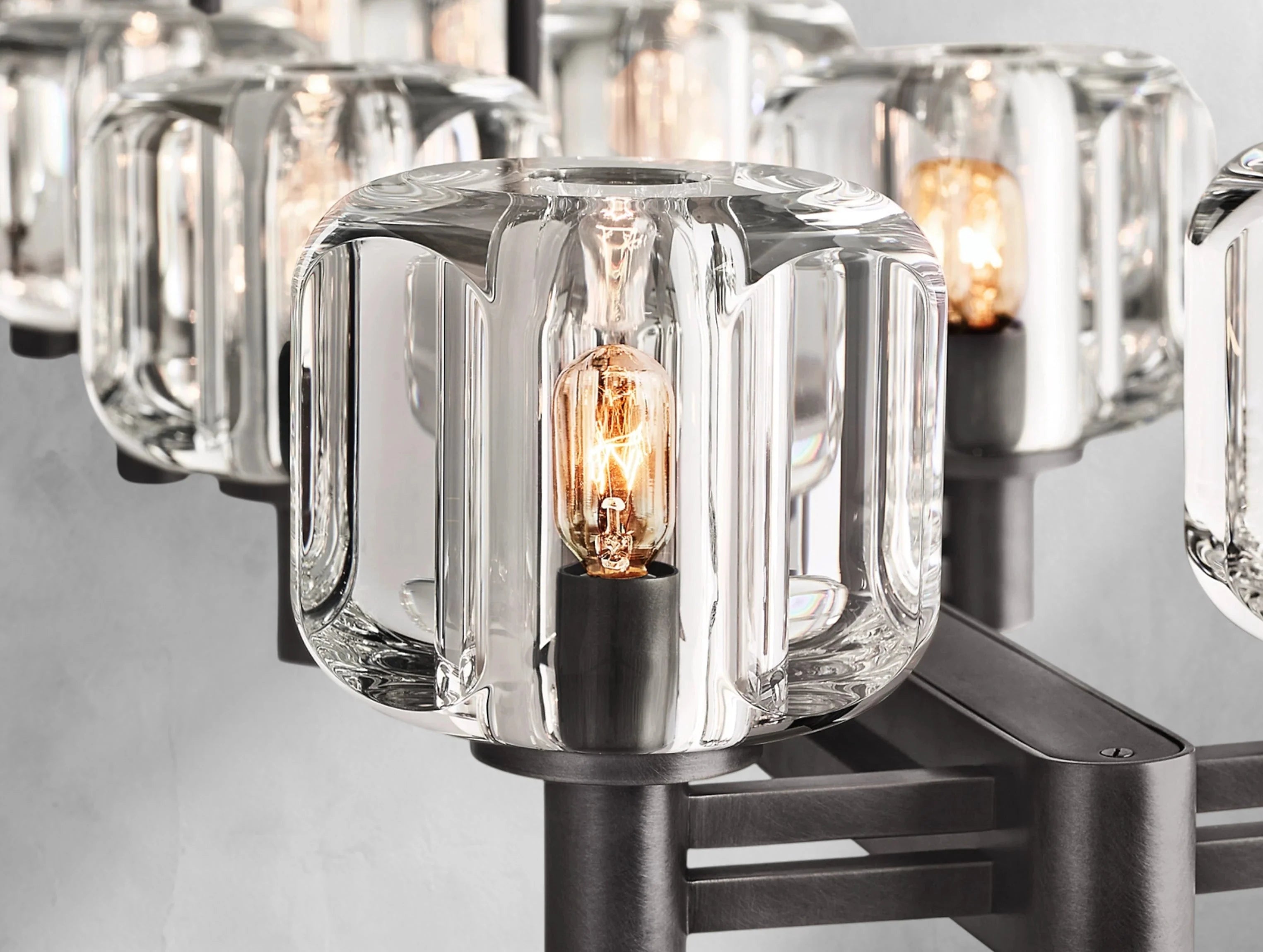 Demanette Linear Chandelier ZELNO LIGHTING