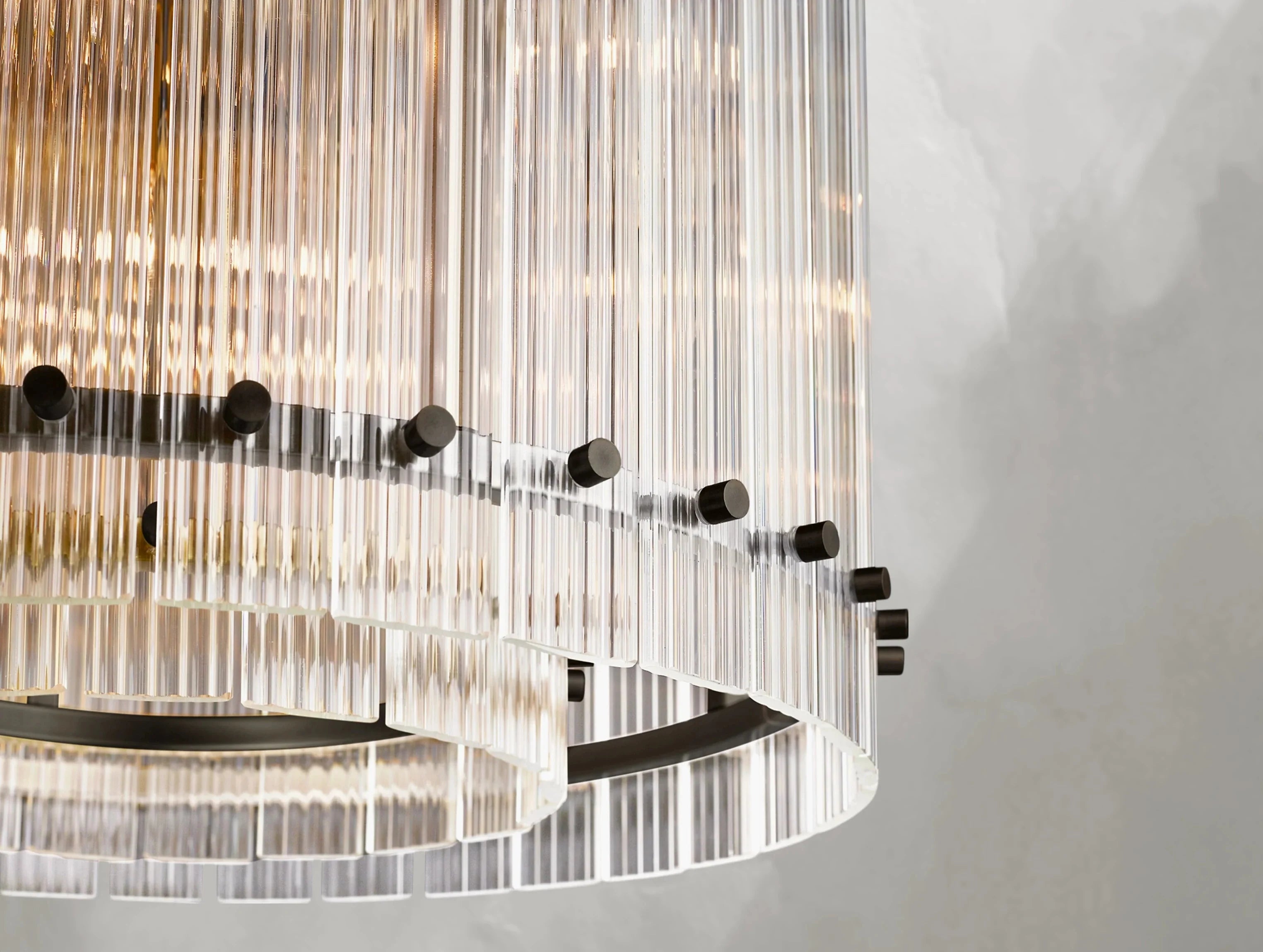 Royce Round Chandelier ZELNO LIGHTING