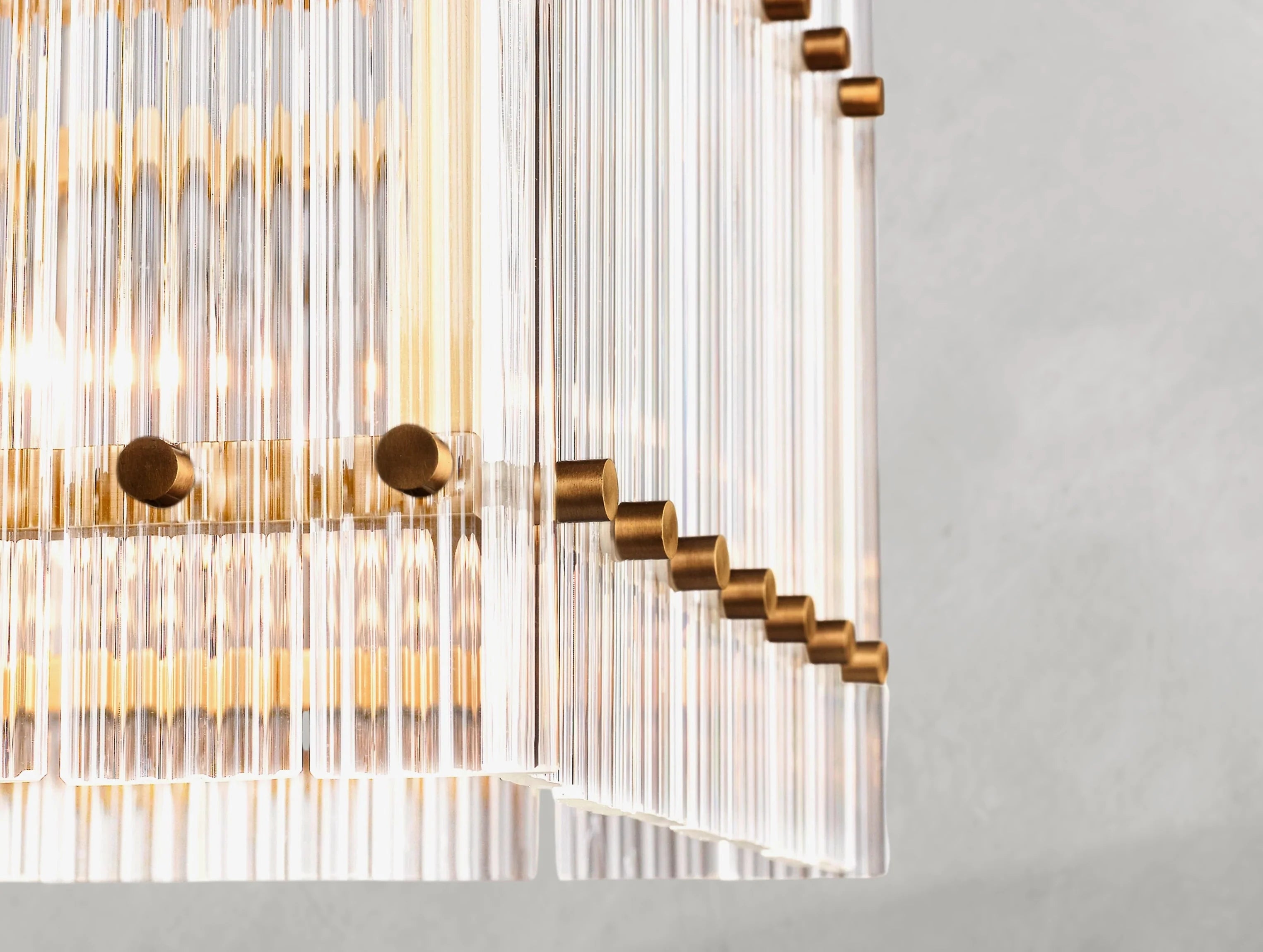 Royce Rectangular Chandelier ZELNO LIGHTING