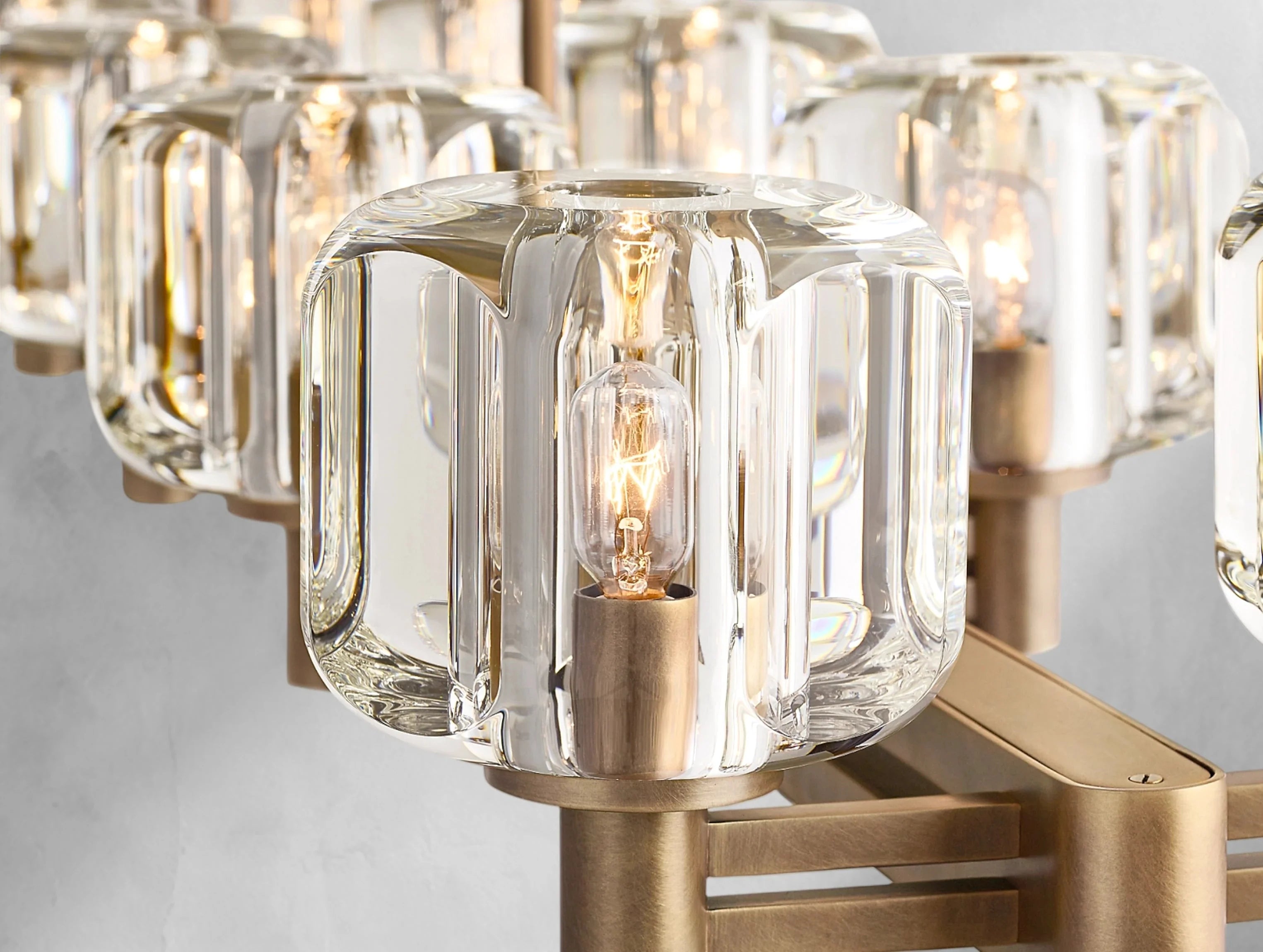 Demanette Linear Chandelier ZELNO LIGHTING