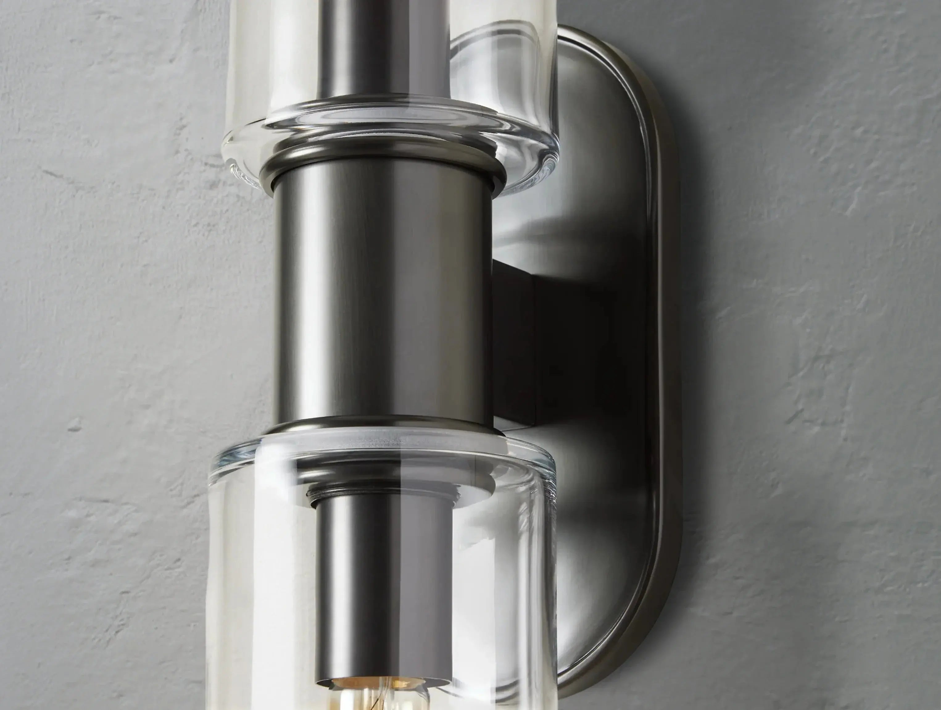Horlin Double Sconce in Clear ZELNO LIGHTING