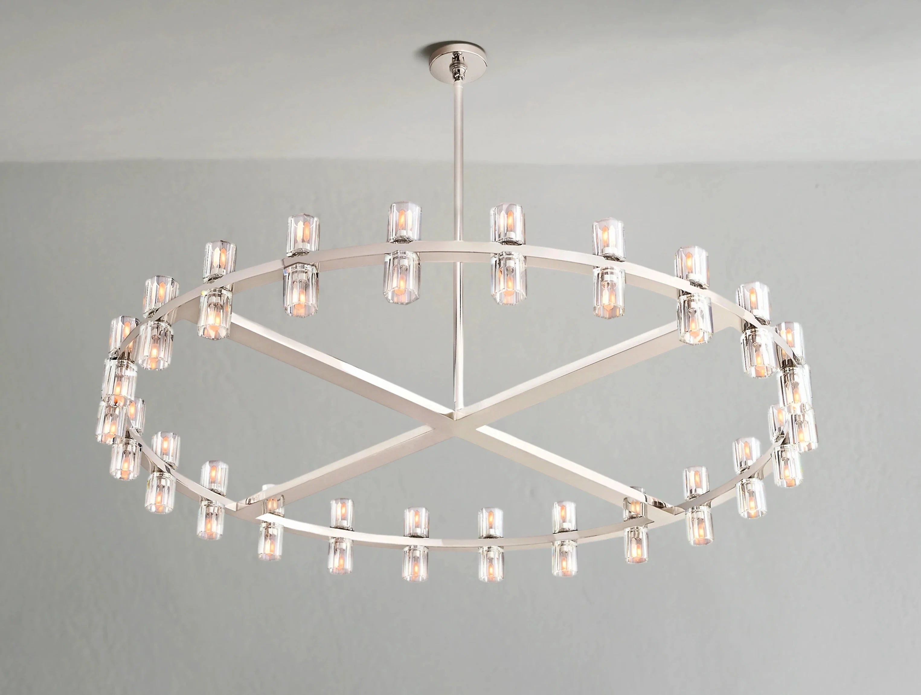 Gearra LED Round Chandelier ZELNO LIGHTING