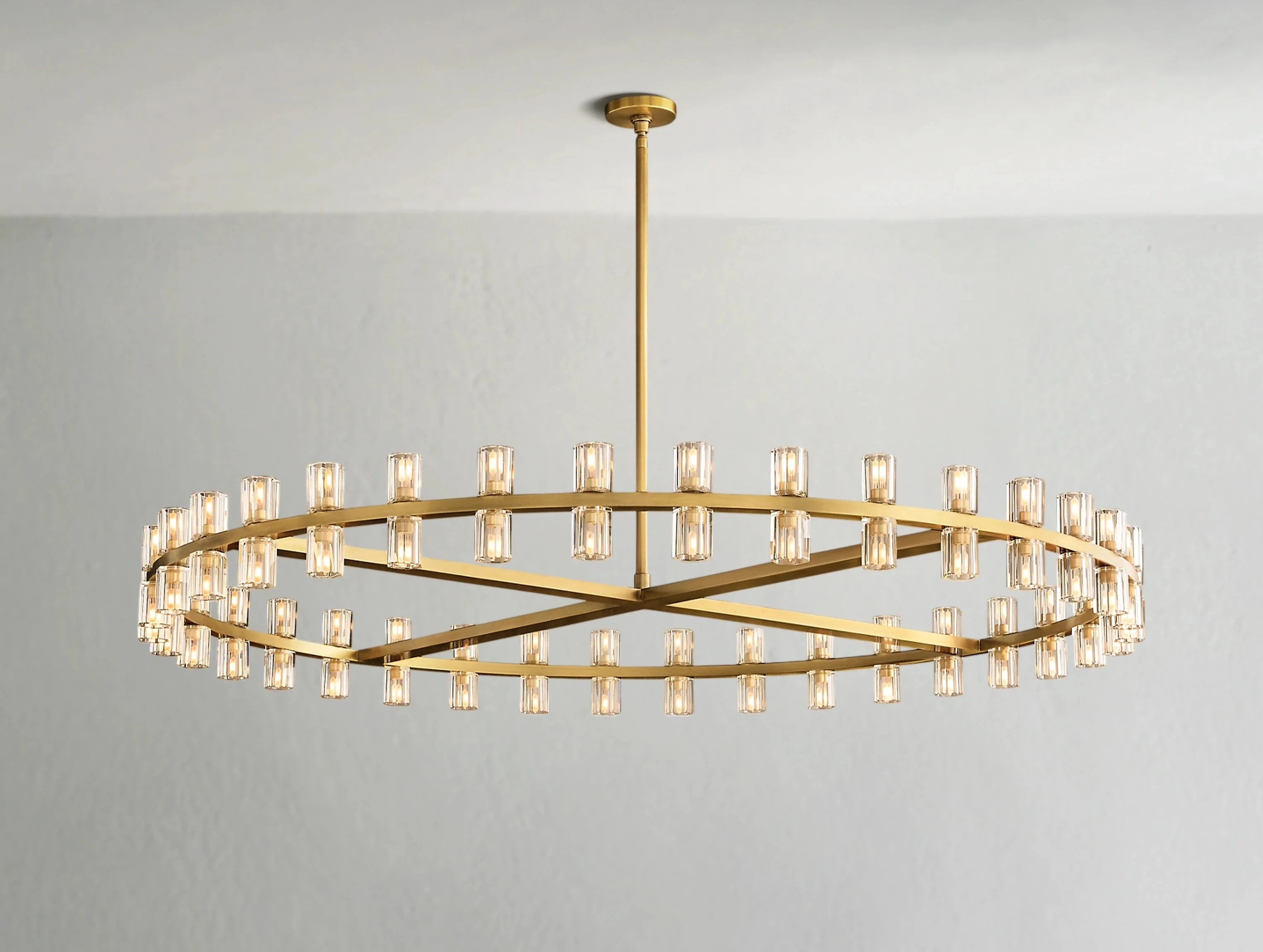 Gearra LED Round Chandelier ZELNO LIGHTING