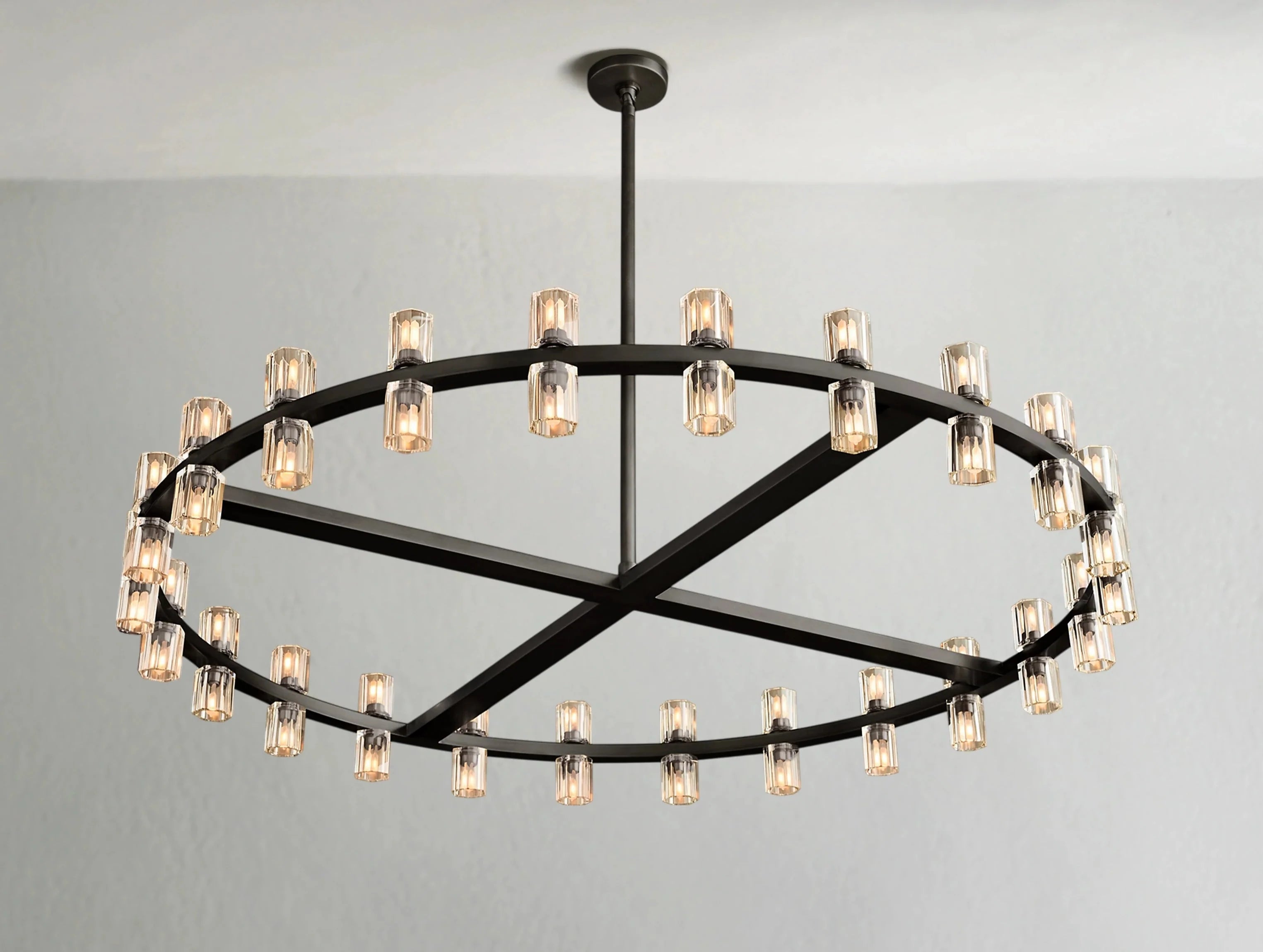 Gearra LED Round Chandelier ZELNO LIGHTING