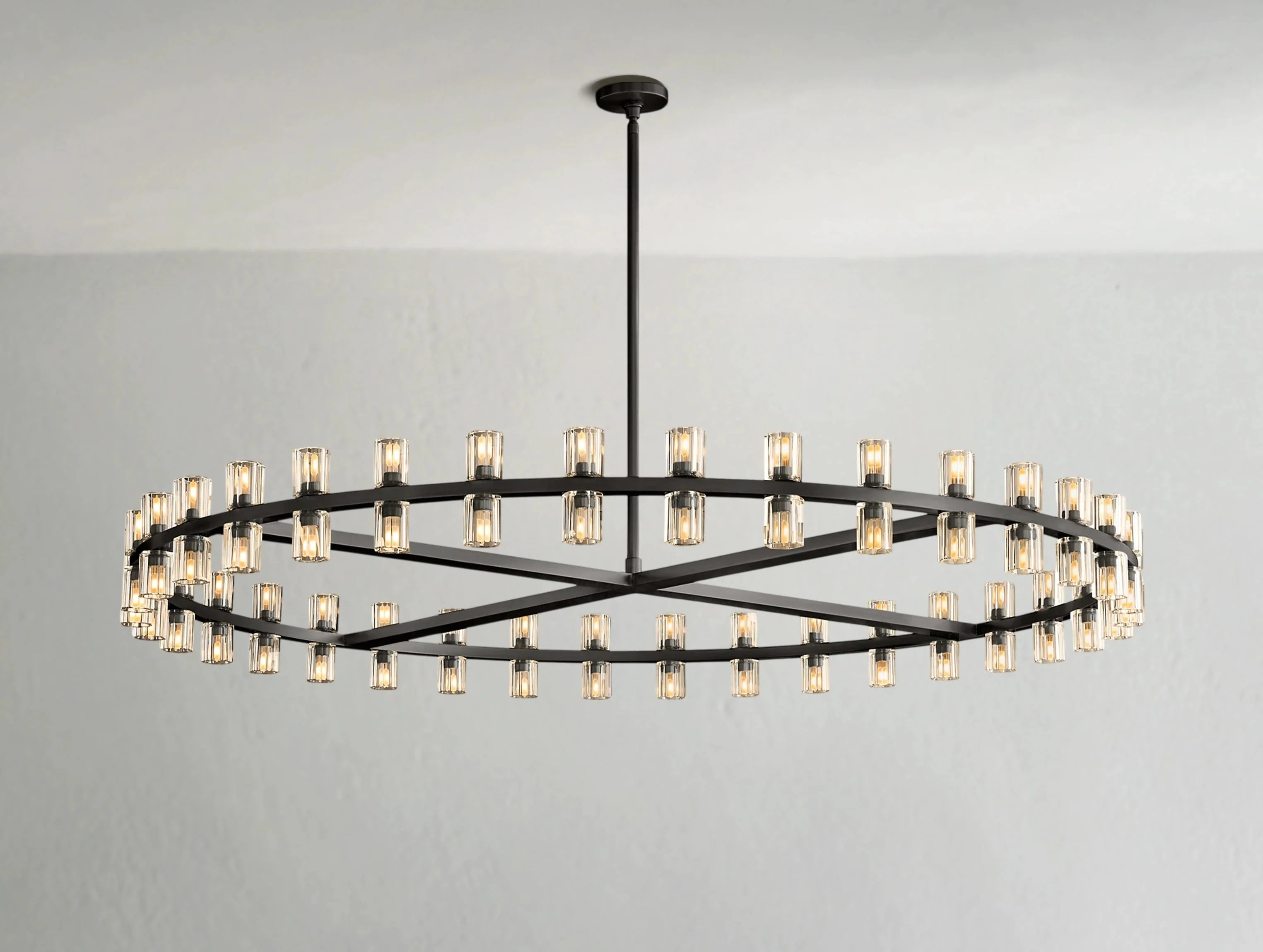 Gearra LED Round Chandelier ZELNO LIGHTING