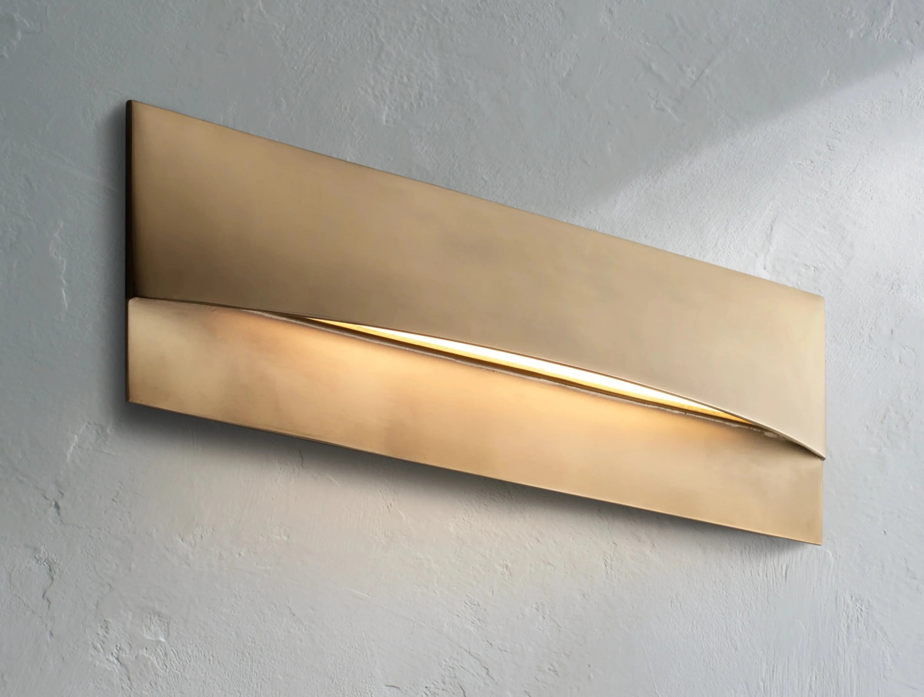 Taga Horizontal Rectangular Sconce ZELNO LIGHTING