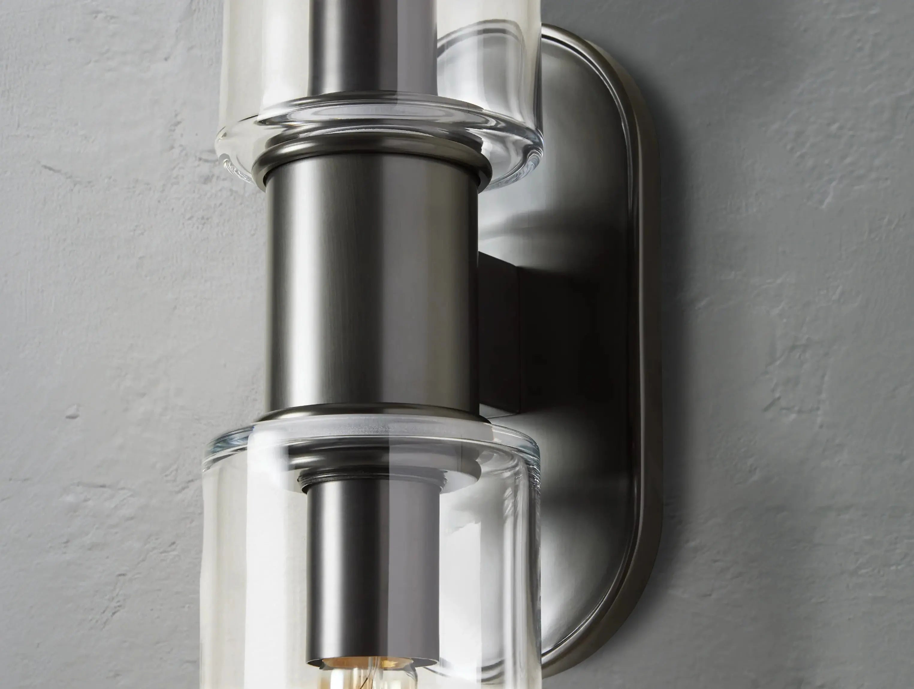 Horlin Double Sconce in Clear ZELNO LIGHTING