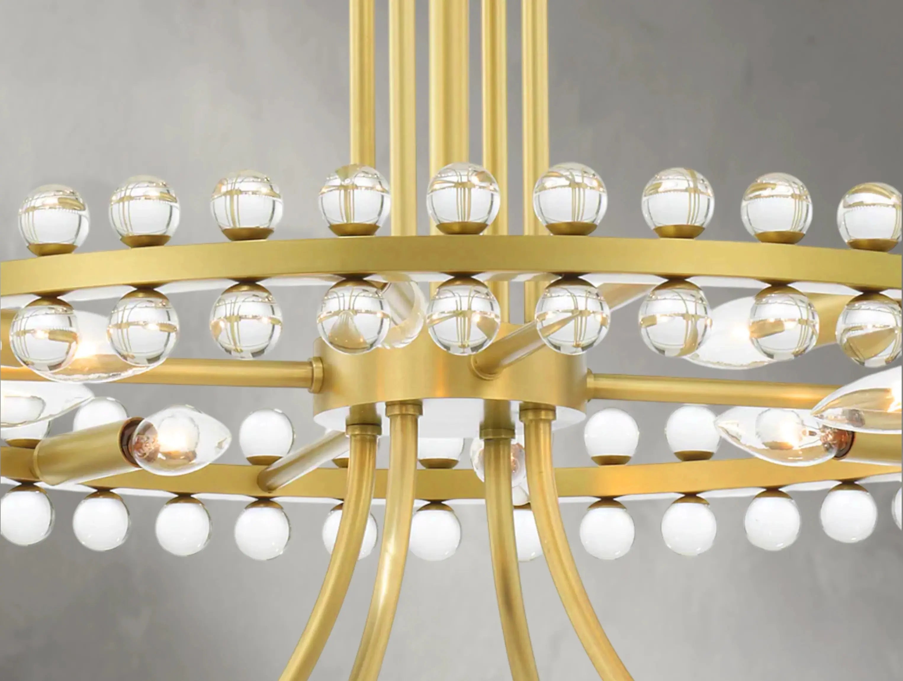 Karachi Two-Tier Round Chandelier ZELNO LIGHTING