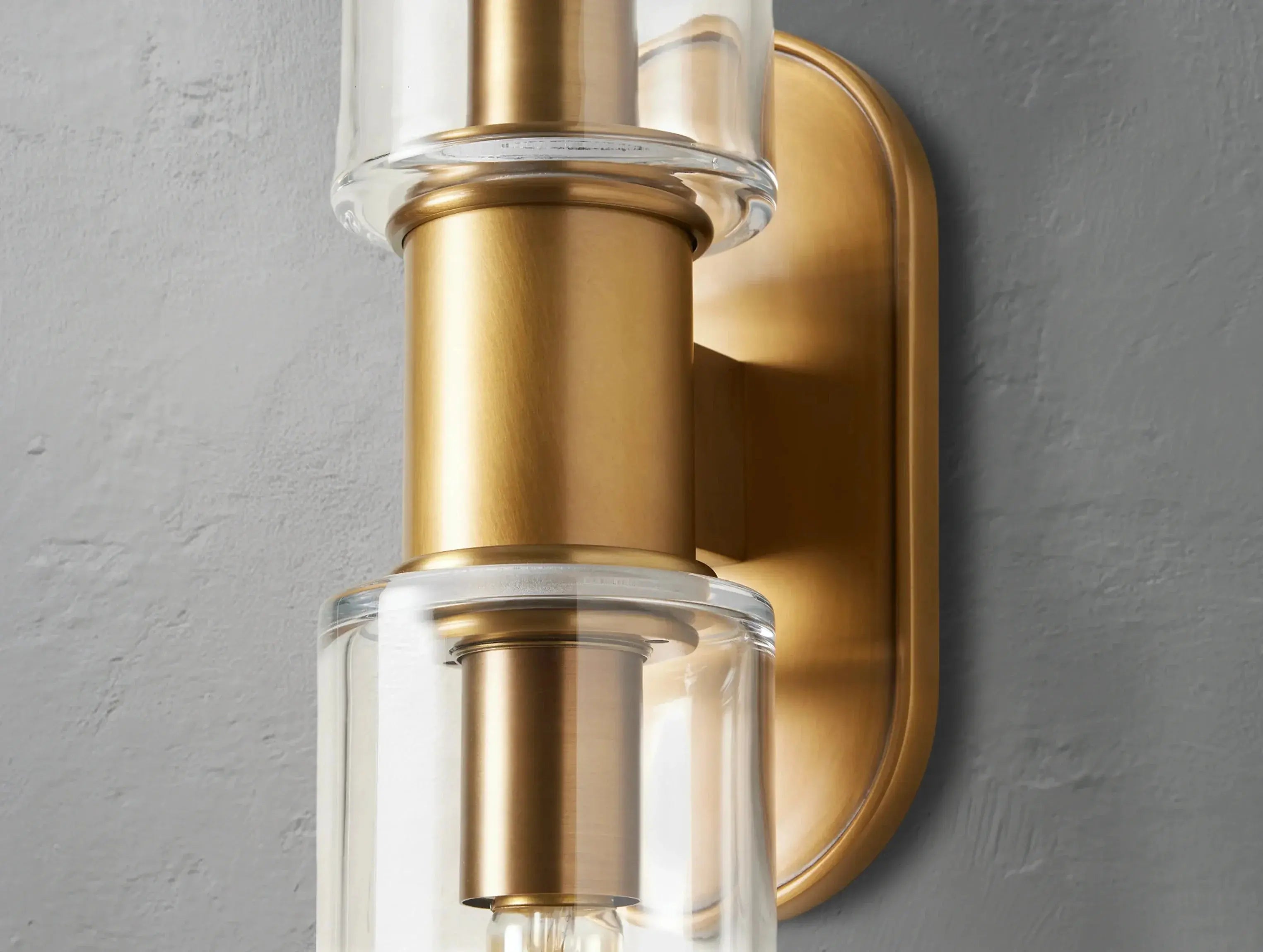 Horlin Double Sconce in Clear ZELNO LIGHTING