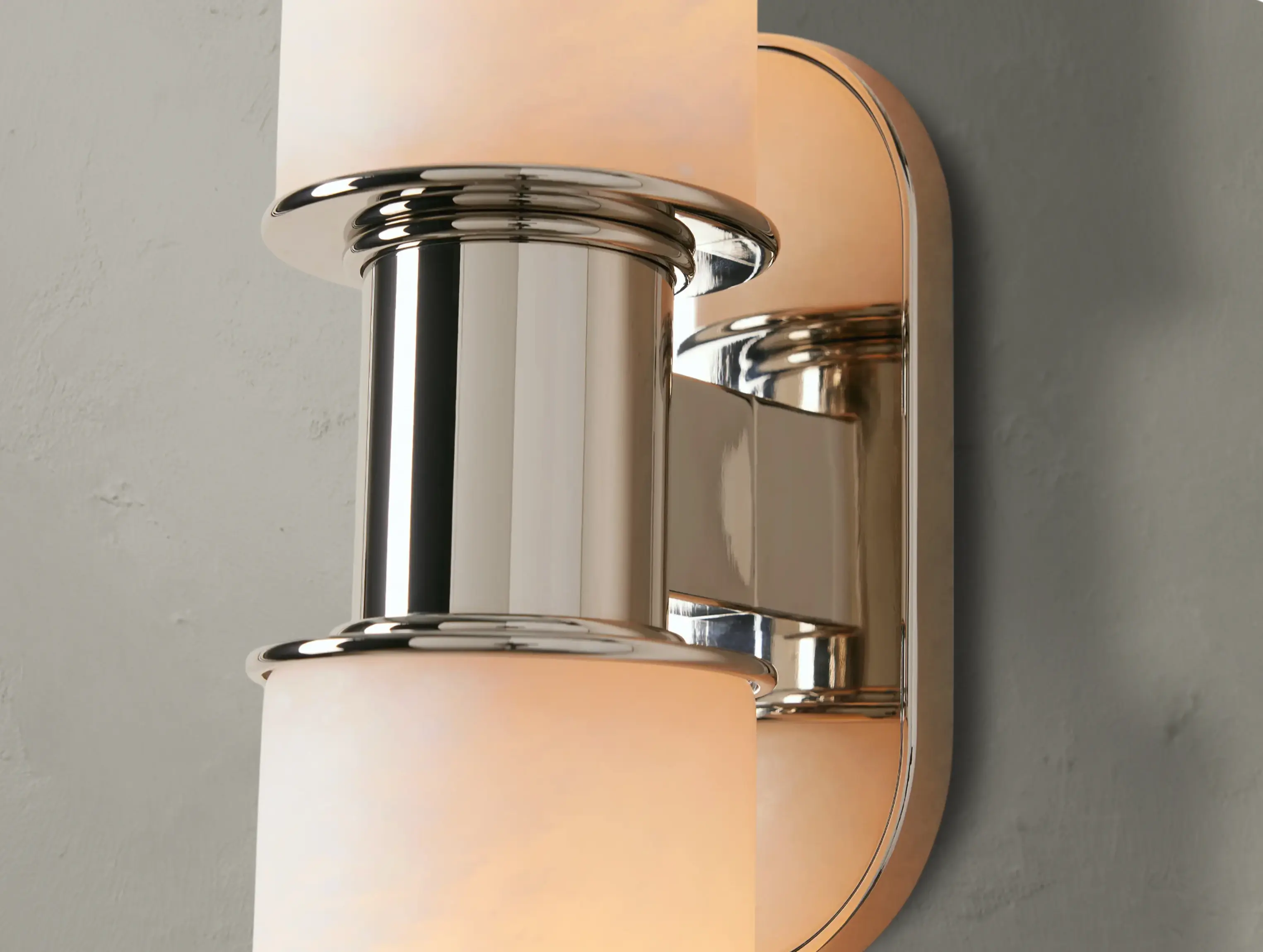 Horlin Double Sconce in Alabaster ZELNO LIGHTING