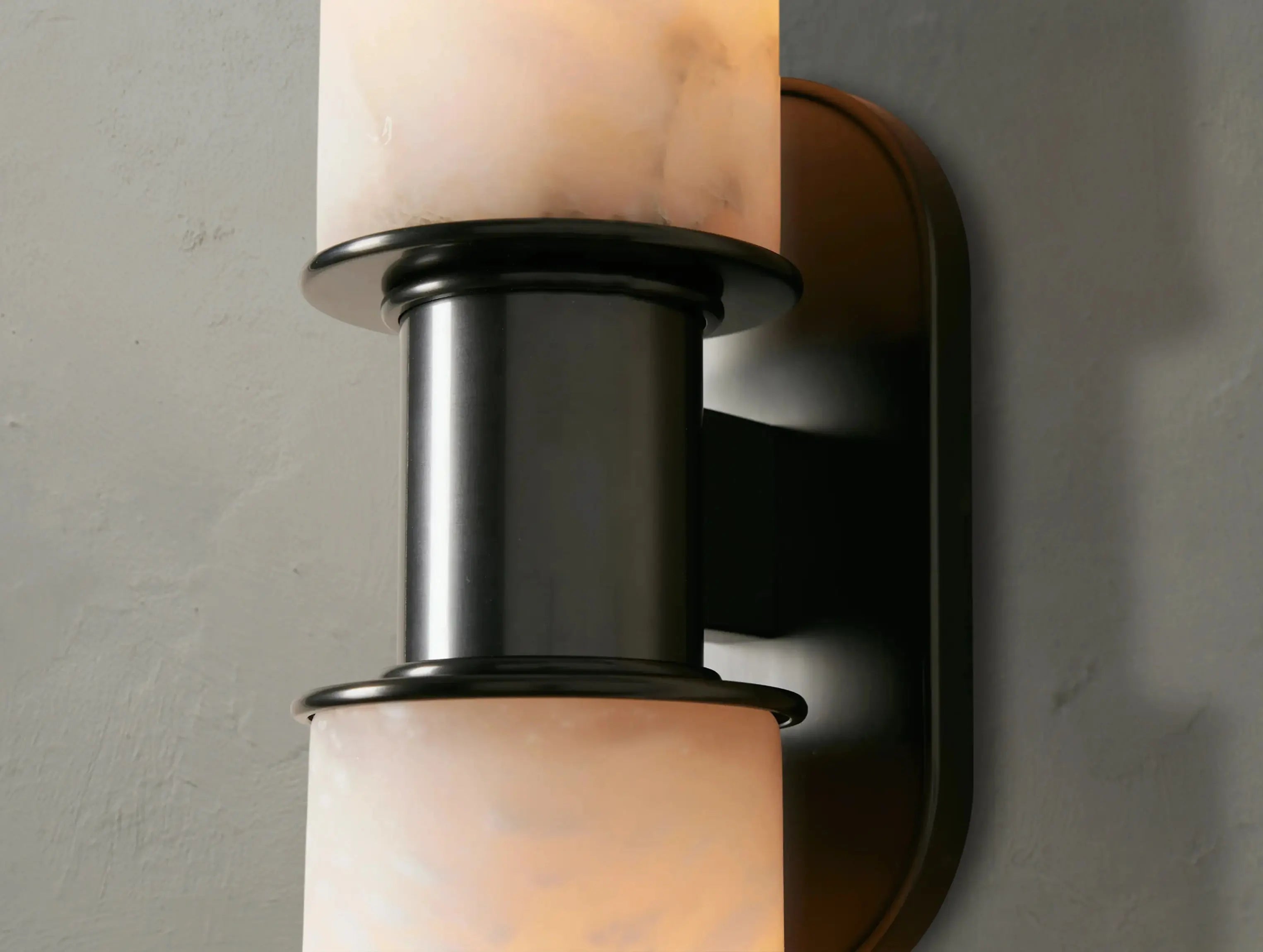 Horlin Double Sconce in Alabaster ZELNO LIGHTING