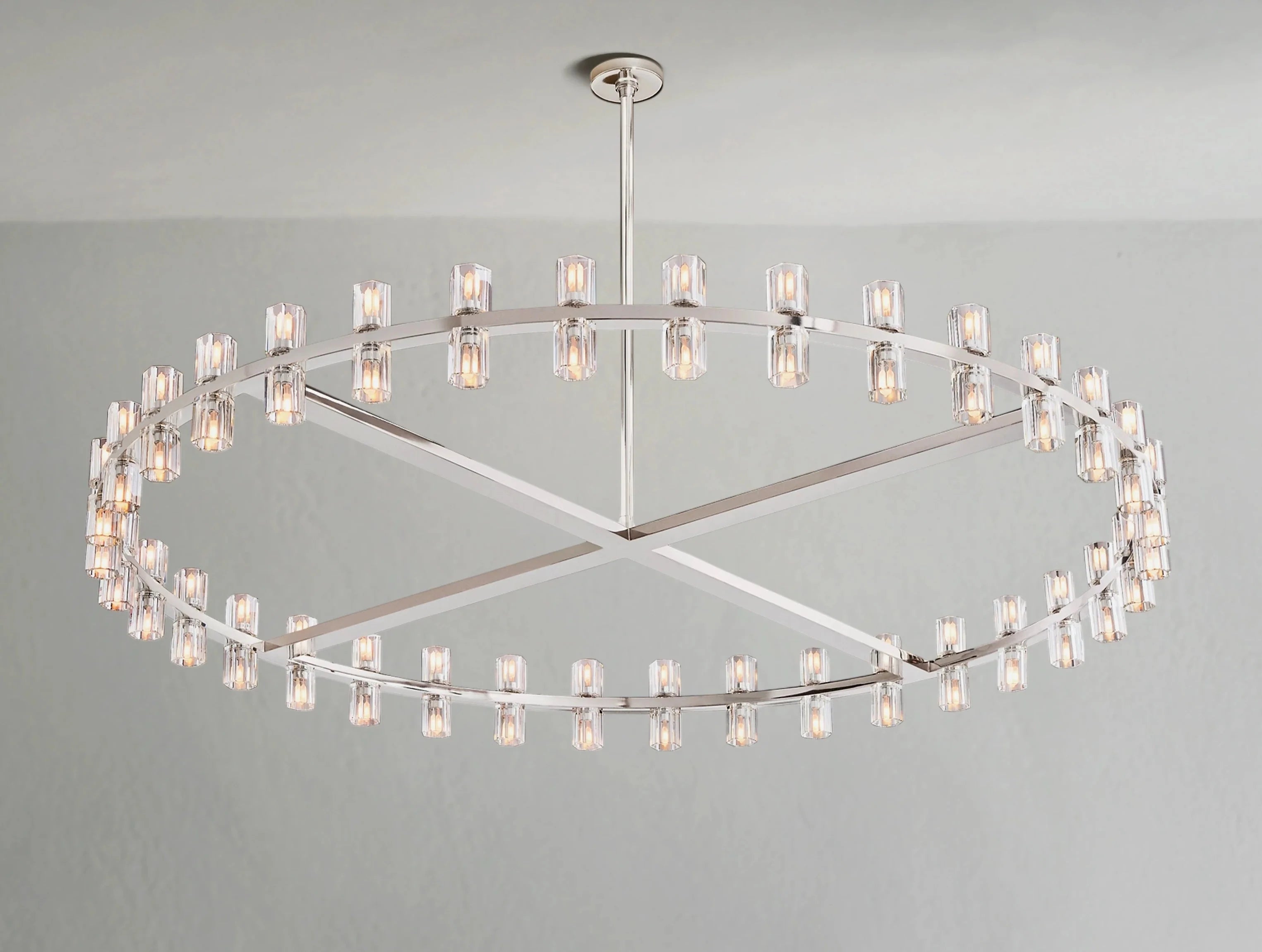 Gearra LED Round Chandelier ZELNO LIGHTING