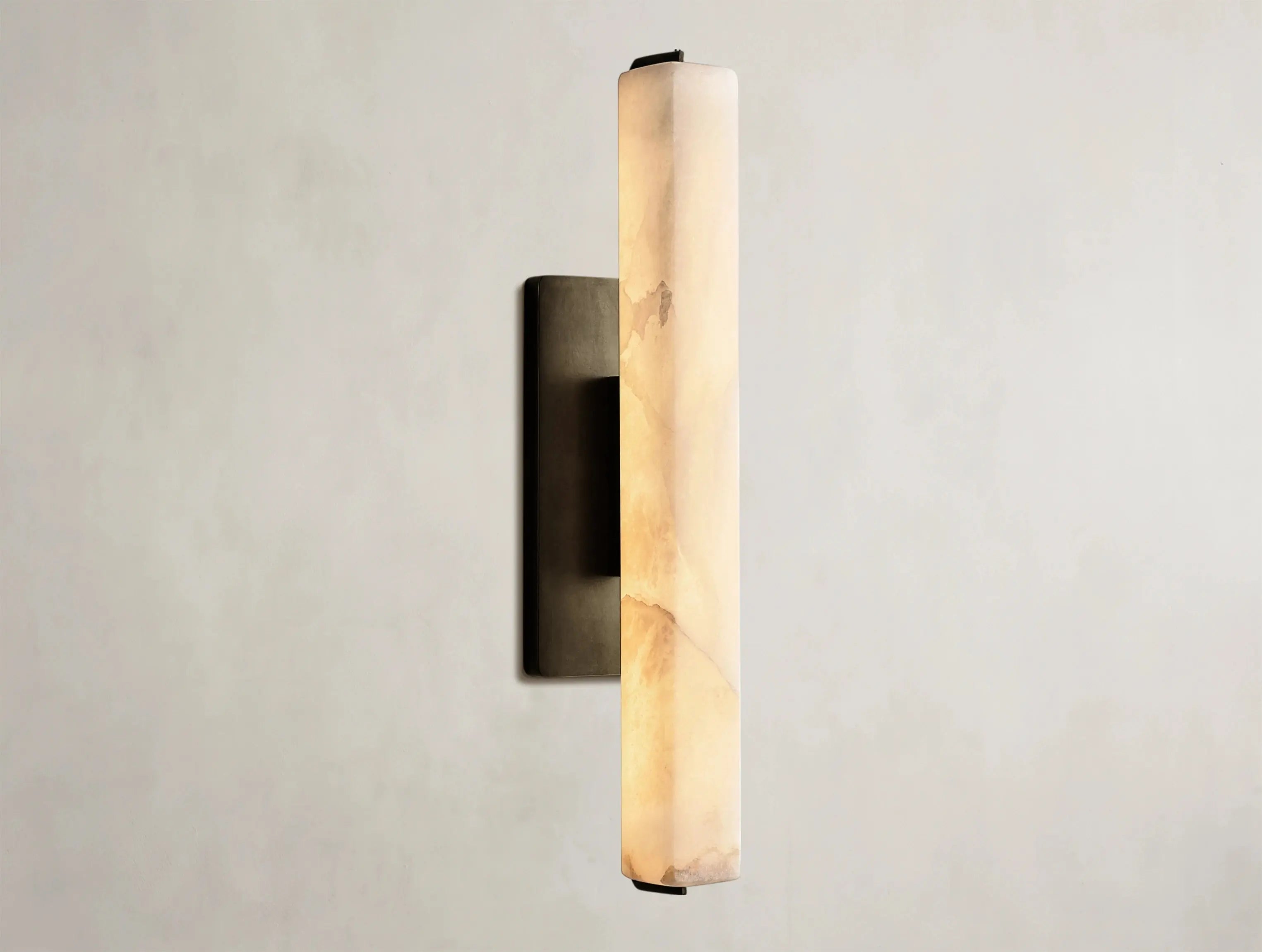 Ardubon Alabaster Single Sconce ZELNO LIGHTING