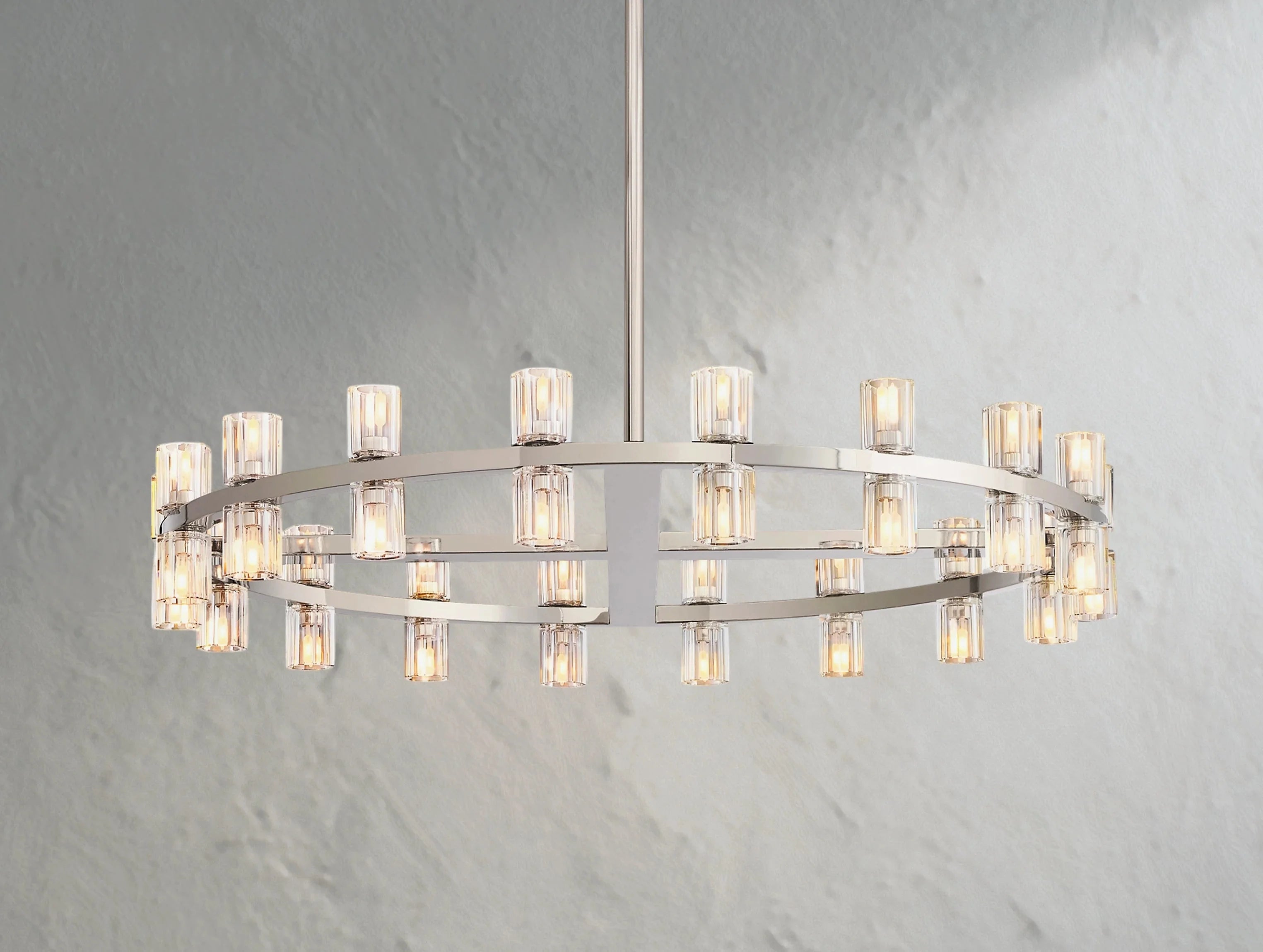 Gearra LED Round Chandelier ZELNO LIGHTING