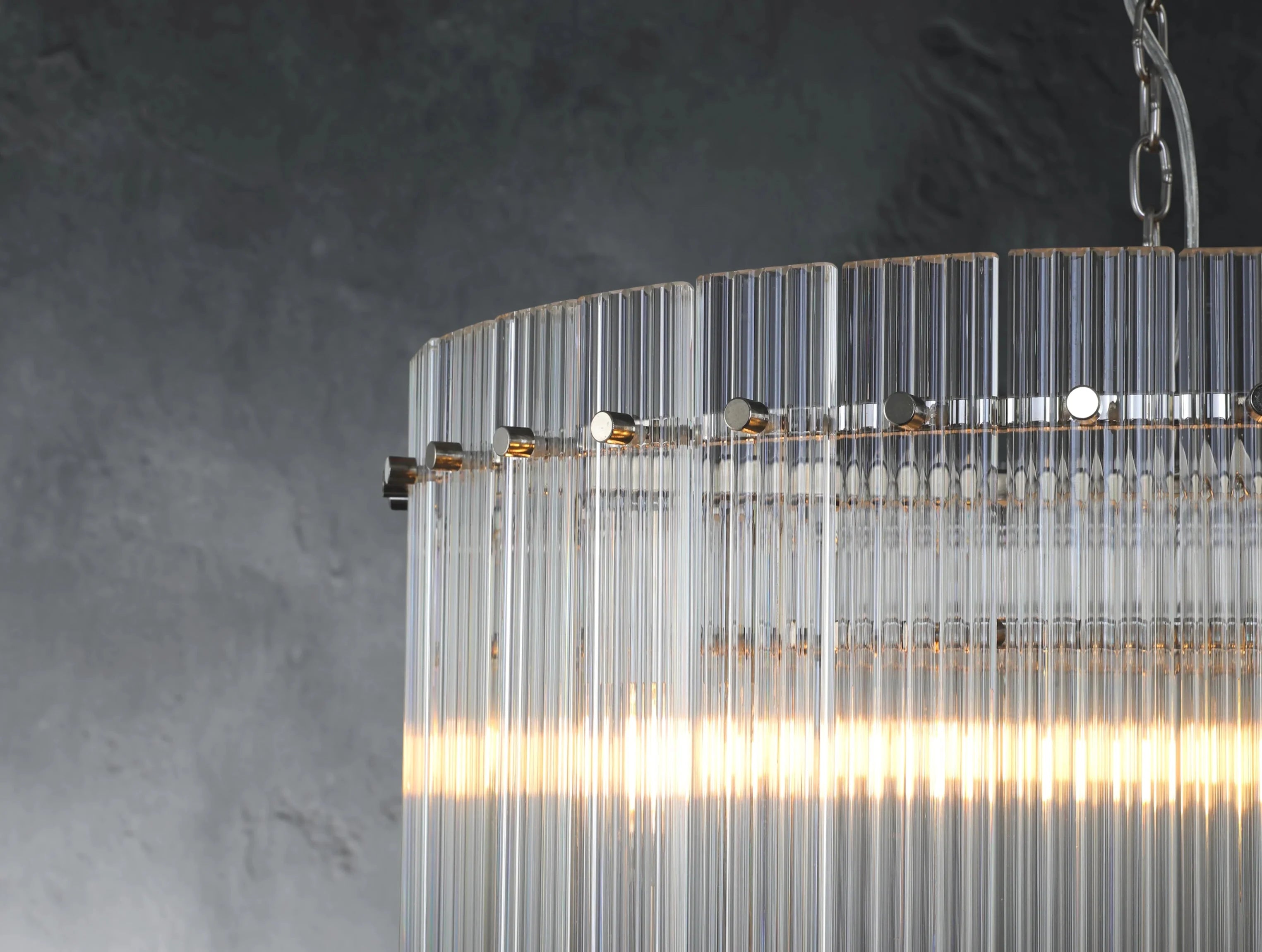 Royce Round Chandelier ZELNO LIGHTING