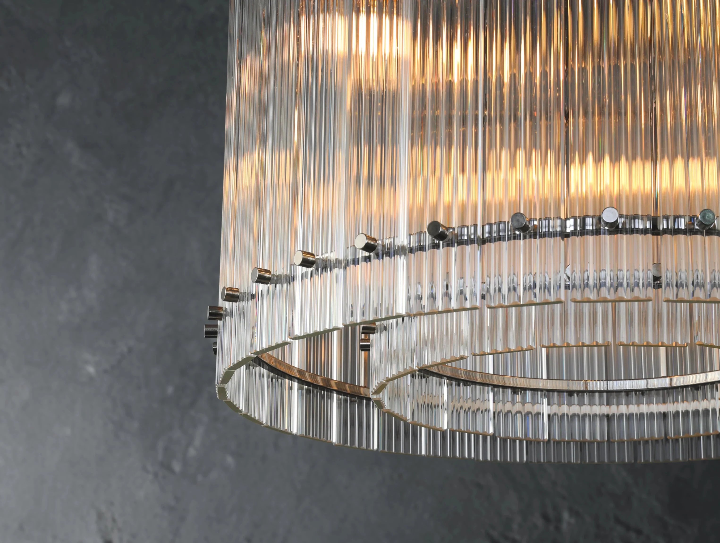 Royce Round Chandelier ZELNO LIGHTING