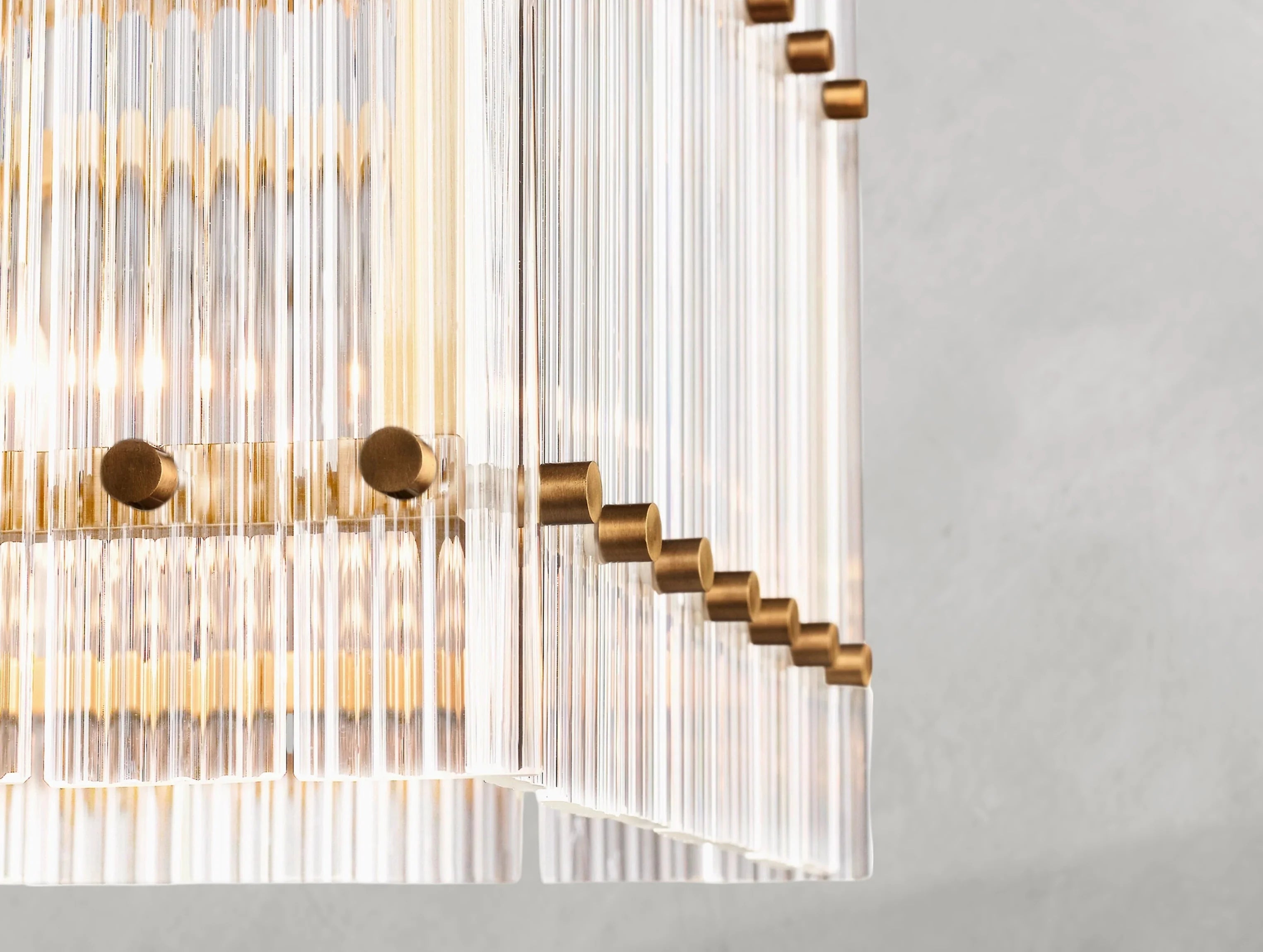 Royce Rectangular Chandelier ZELNO LIGHTING