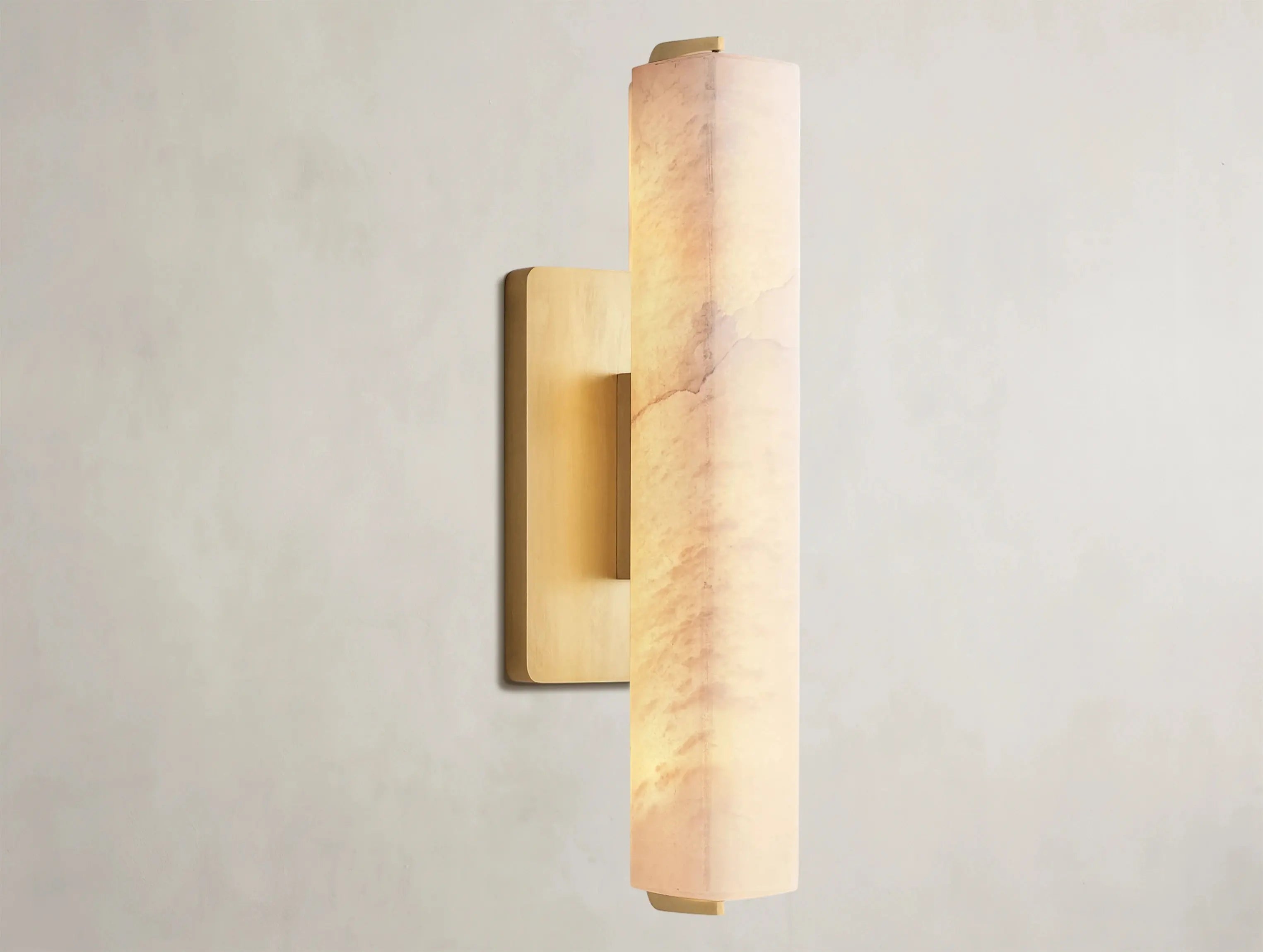 Ardubon Alabaster Single Sconce ZELNO LIGHTING