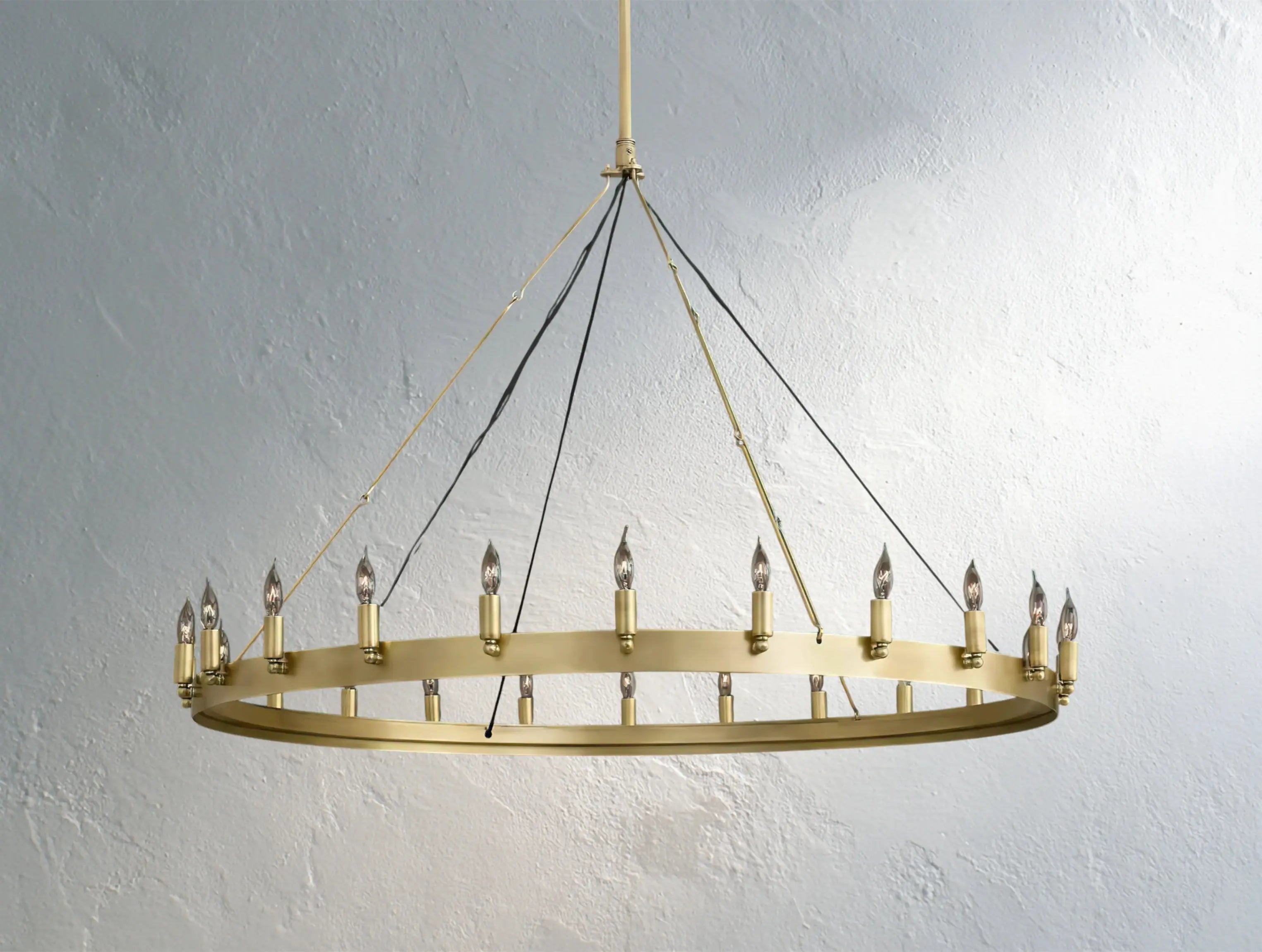 ForgeLine Vintage Filament Round Chandelier ZELNO LIGHTING