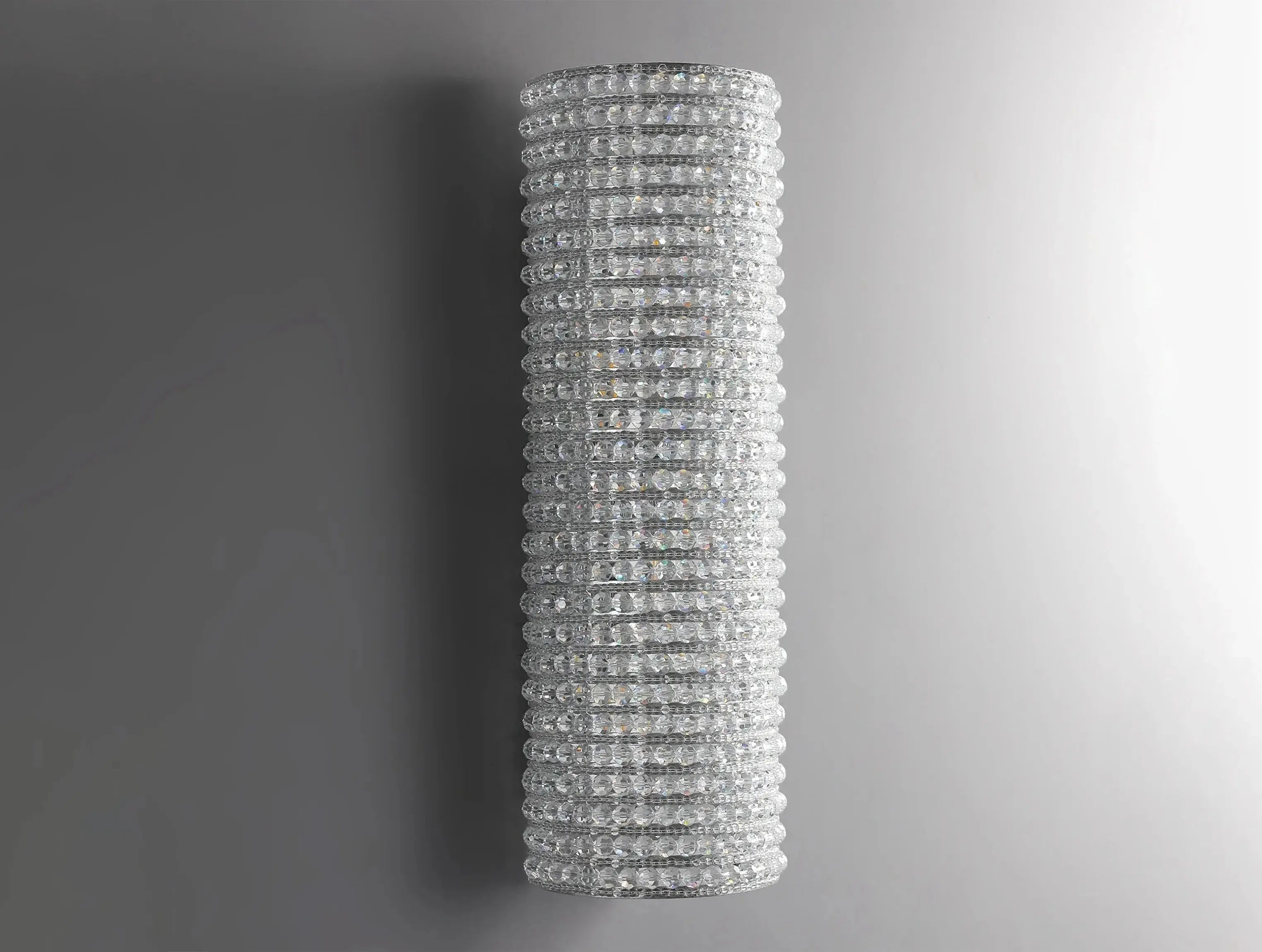 Macho Crystal Halo Clear Glass Sconce ZELNO LIGHTING